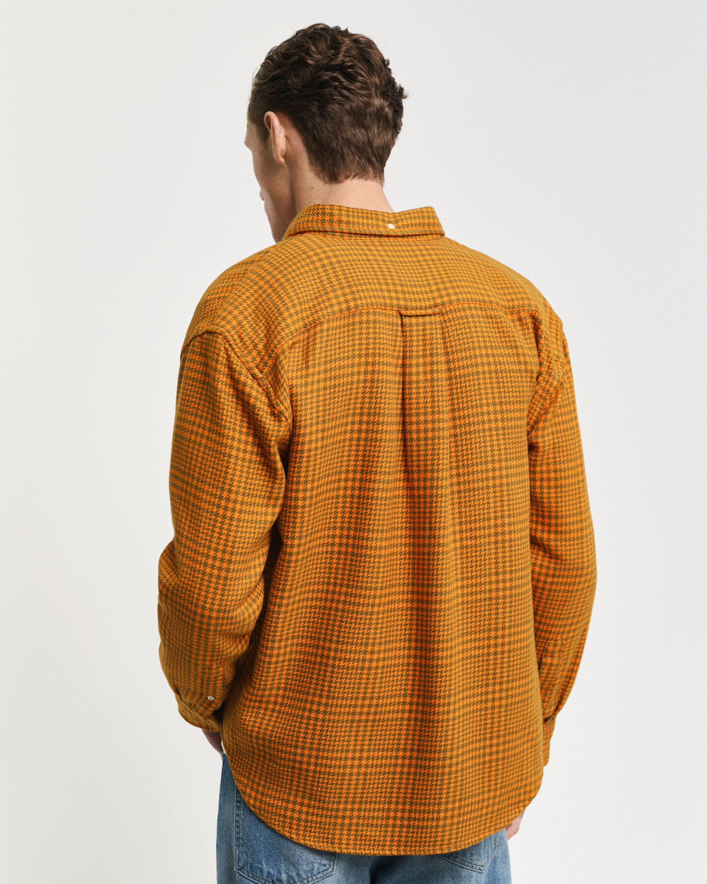 Relaxed Fit Houndstooth Shirt