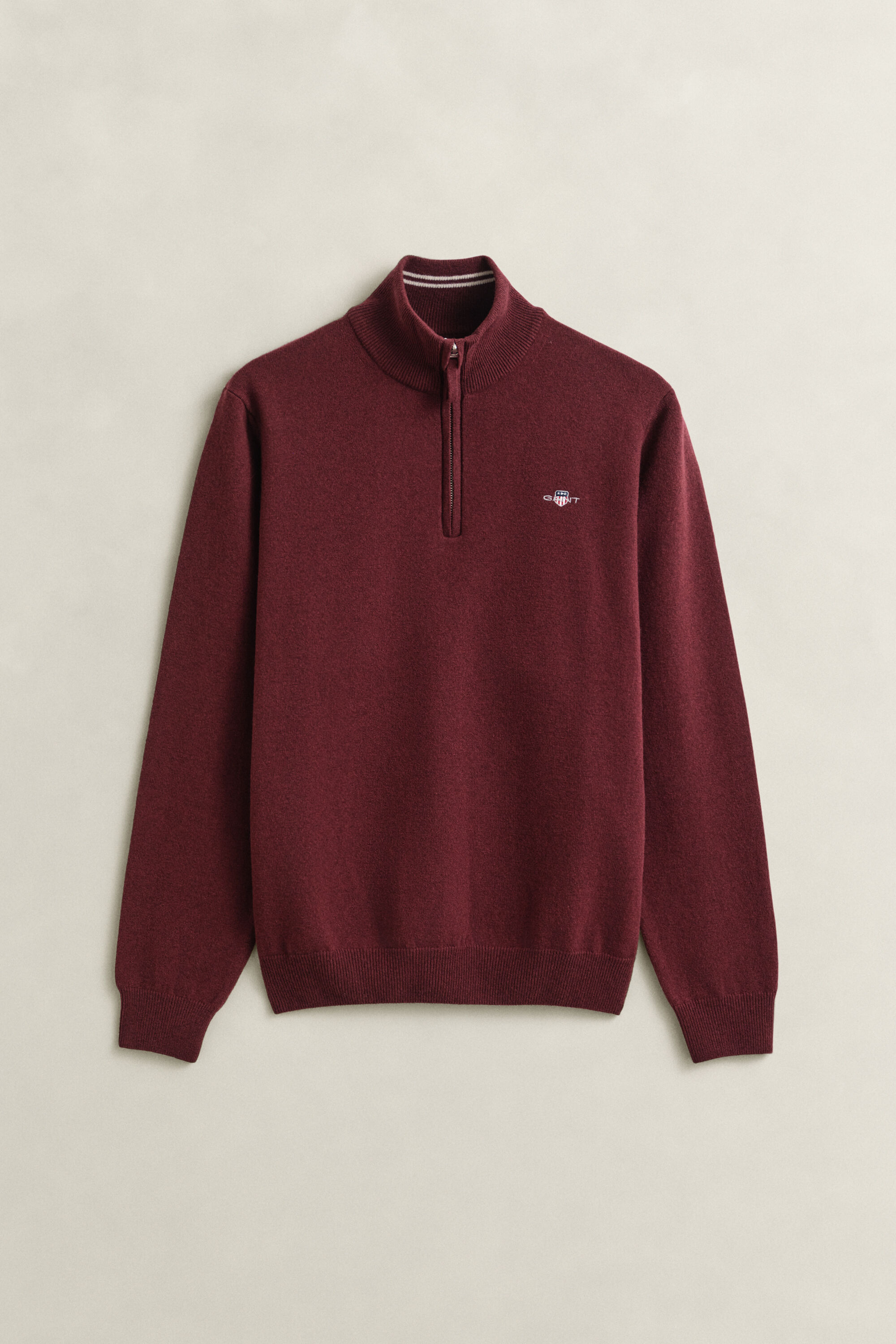 Superfine Lambswool Half-Zip Sweater