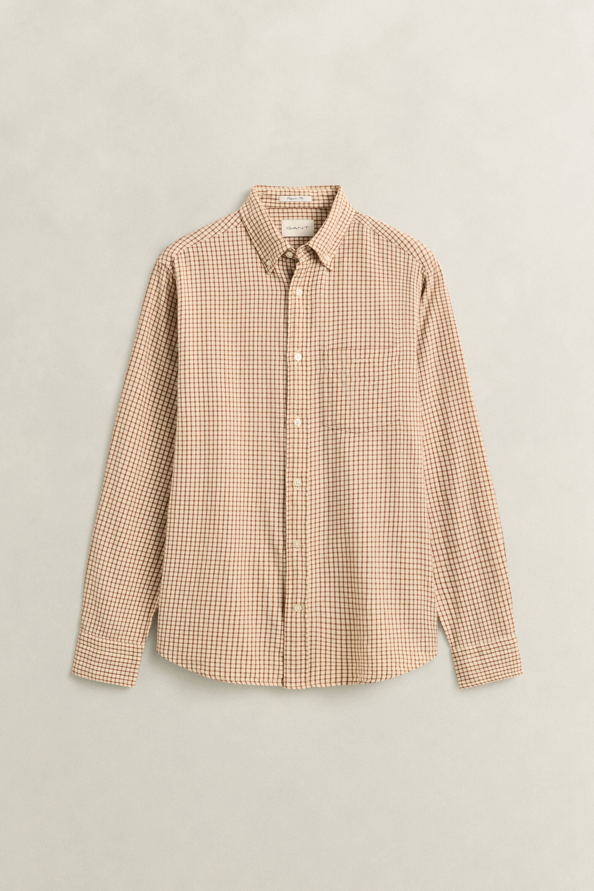 Checked Windblown Flannel Shirt