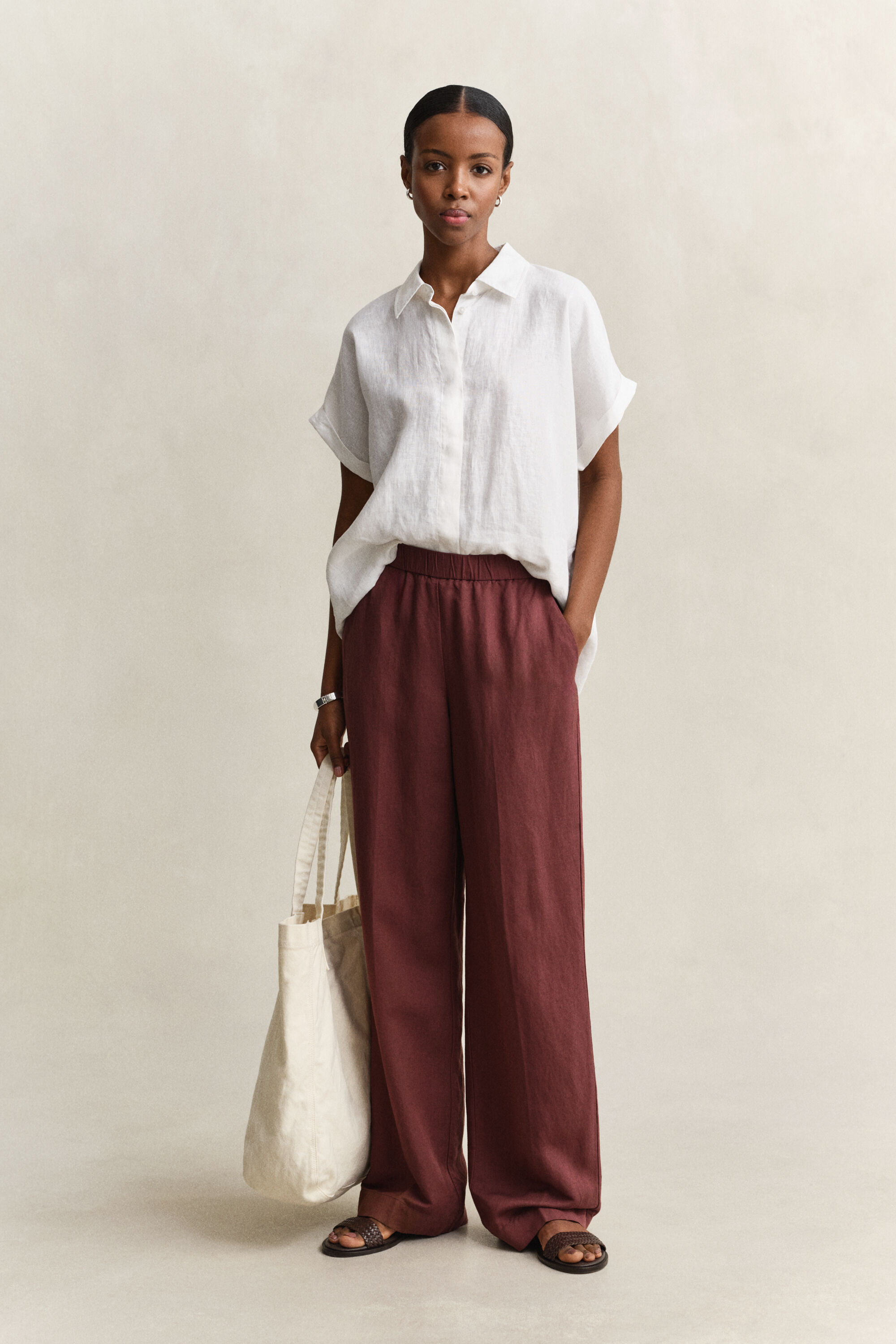 Linen Blend Pants