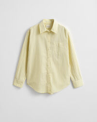 Relaxed Fit Striped Poplin Shirt