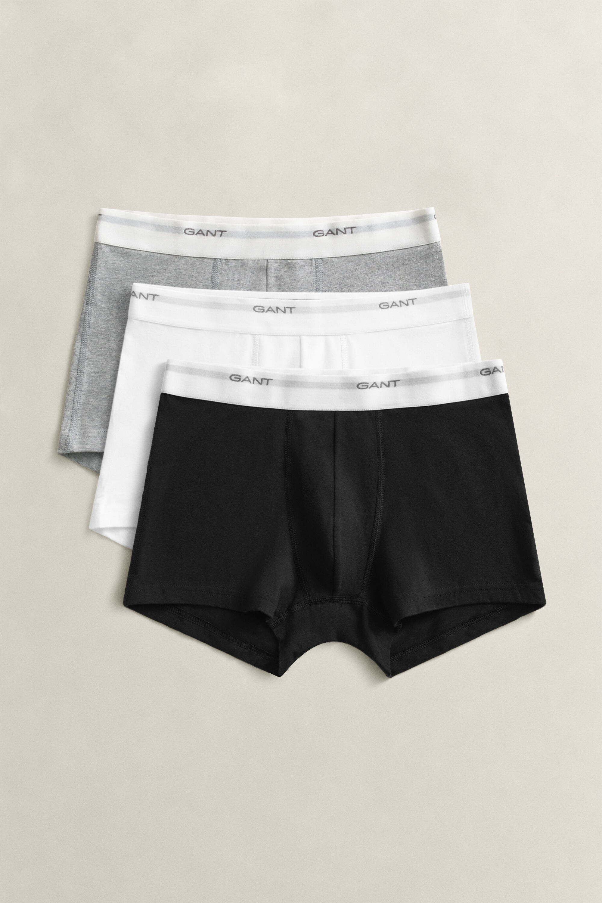 3-Pack Core Trunks — BLACK / WHITE
