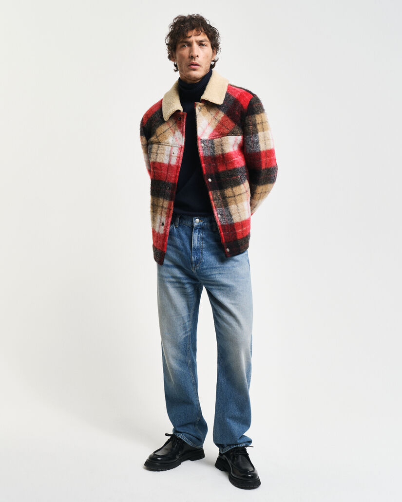 Cotton Wool Turtleneck Sweater