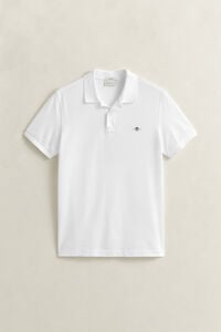 Slim Fit Shield Piqu&eacute; Polo Shirt