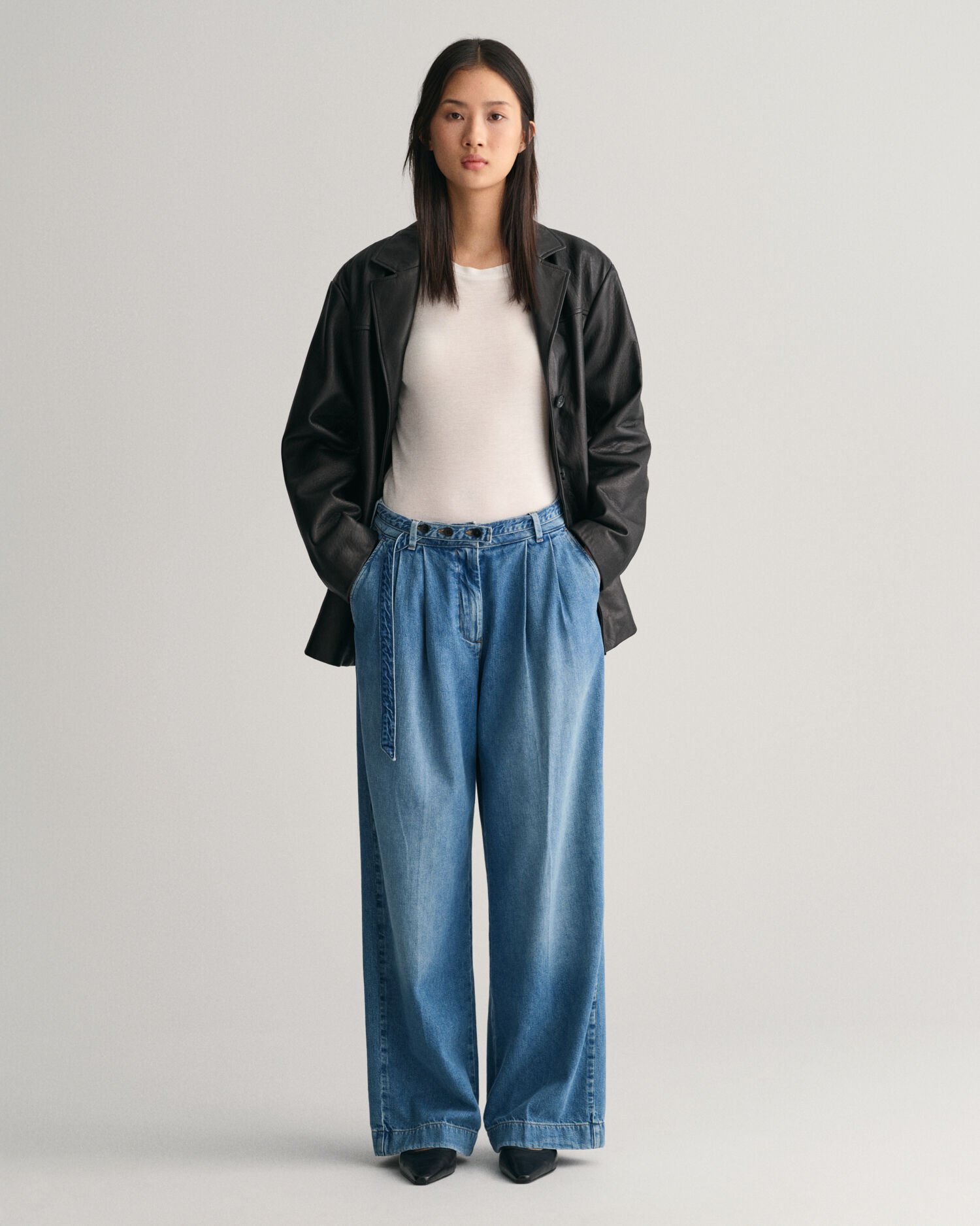 日本正規販売店 BELTED LOOSE STRAIGHT PANTS 1 - パンツ