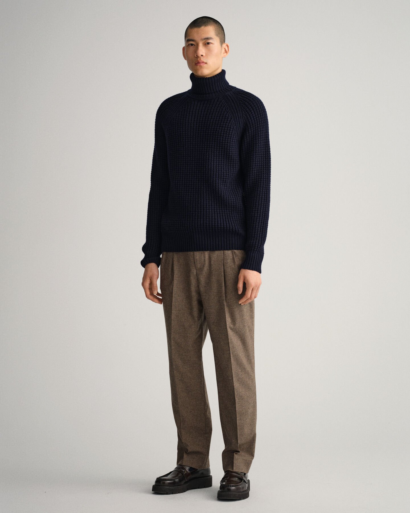 Textured Rollneck Sweater