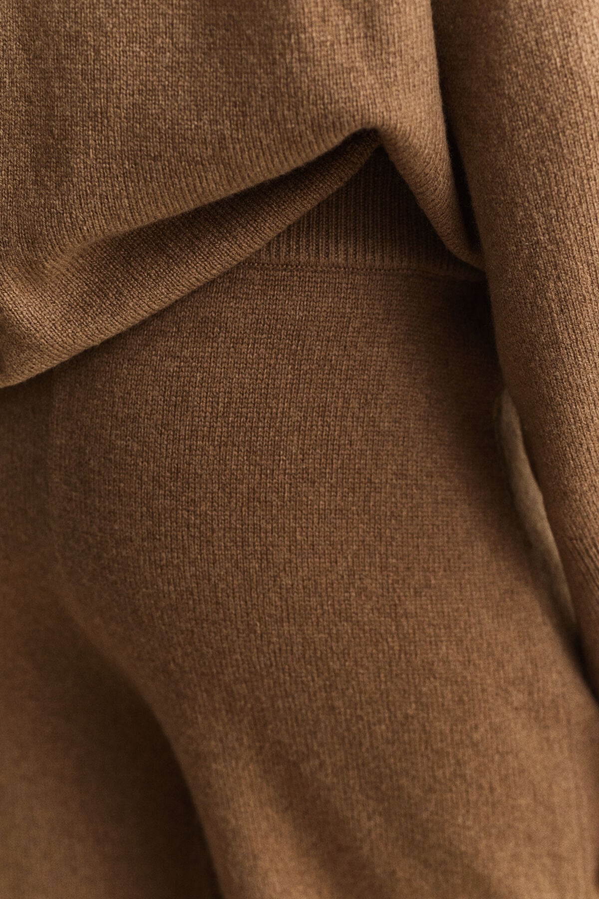 Wool Cashmere Blend Pants — WARM KHAKI