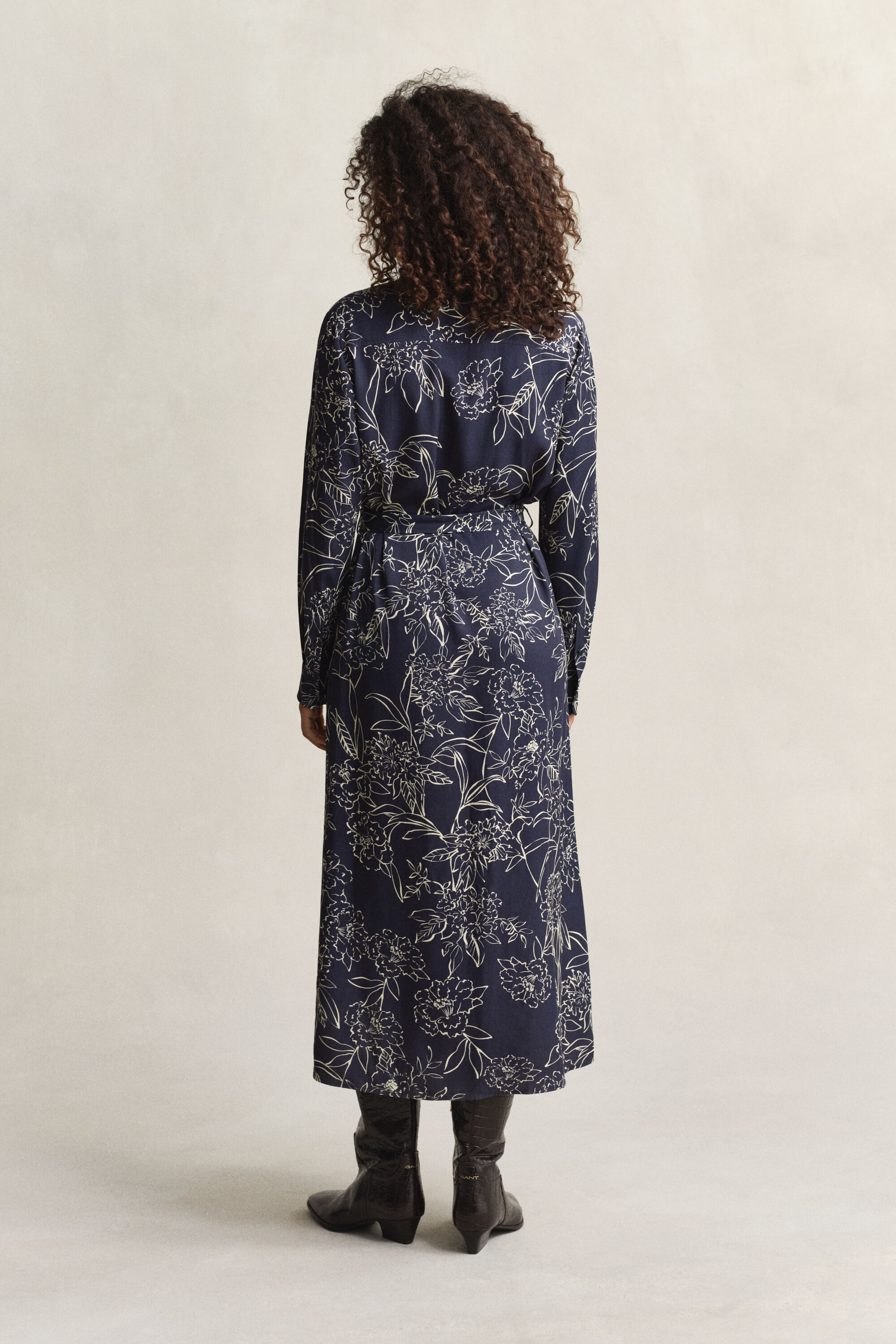 Floral Print Shirt Dress