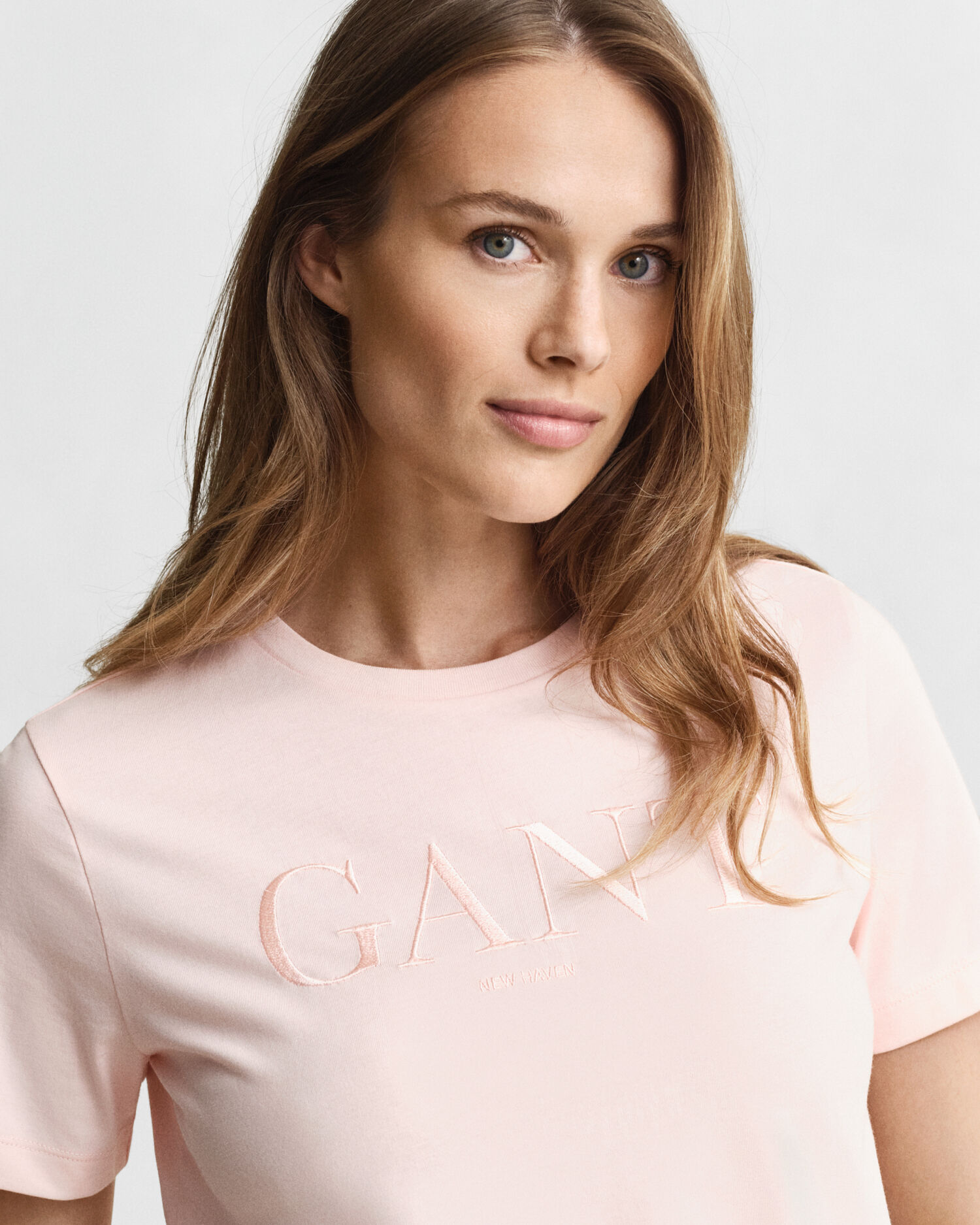 Tonal Graphic T-Shirt — APRICOT PINK