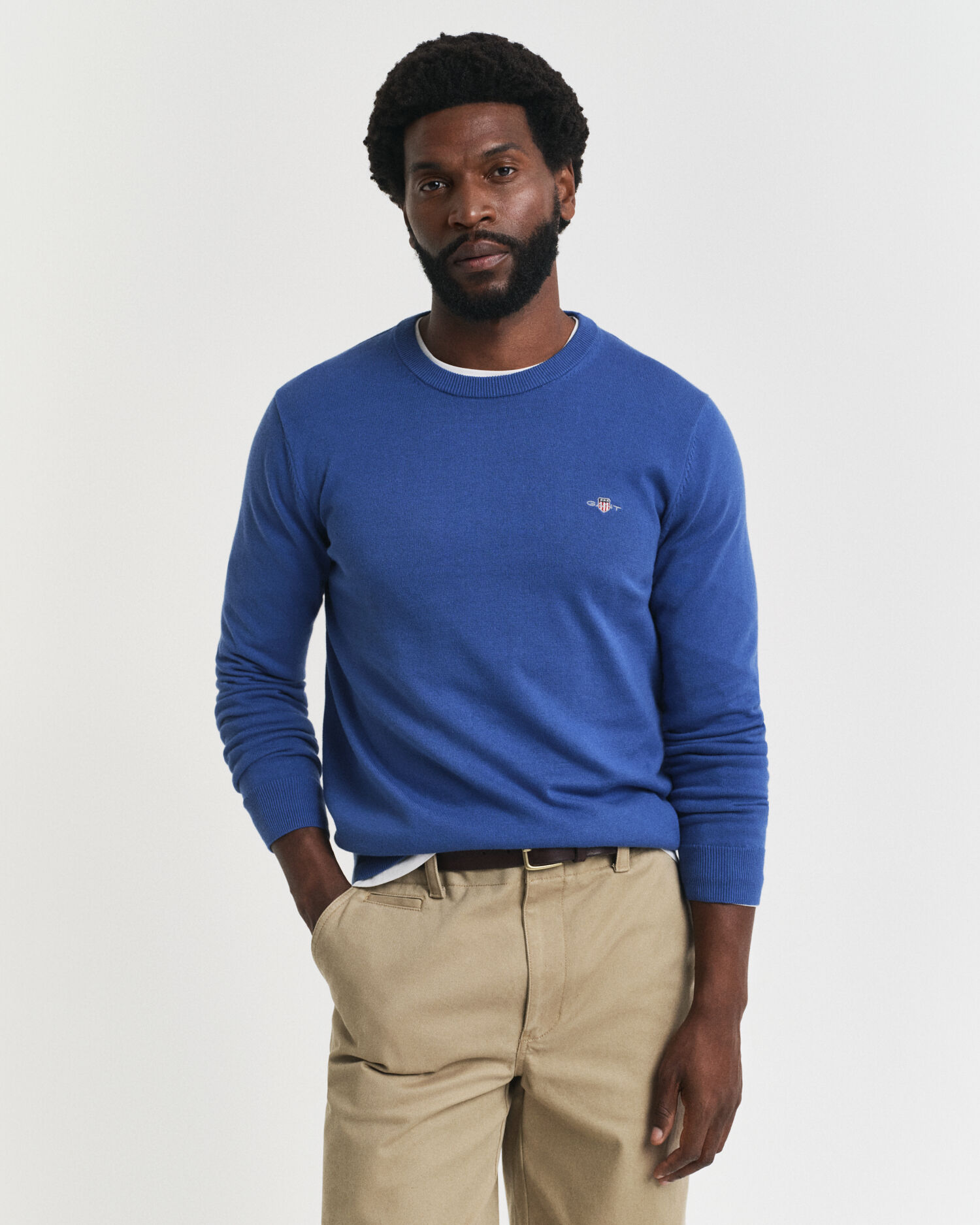 Cotton Crew Neck Sweater