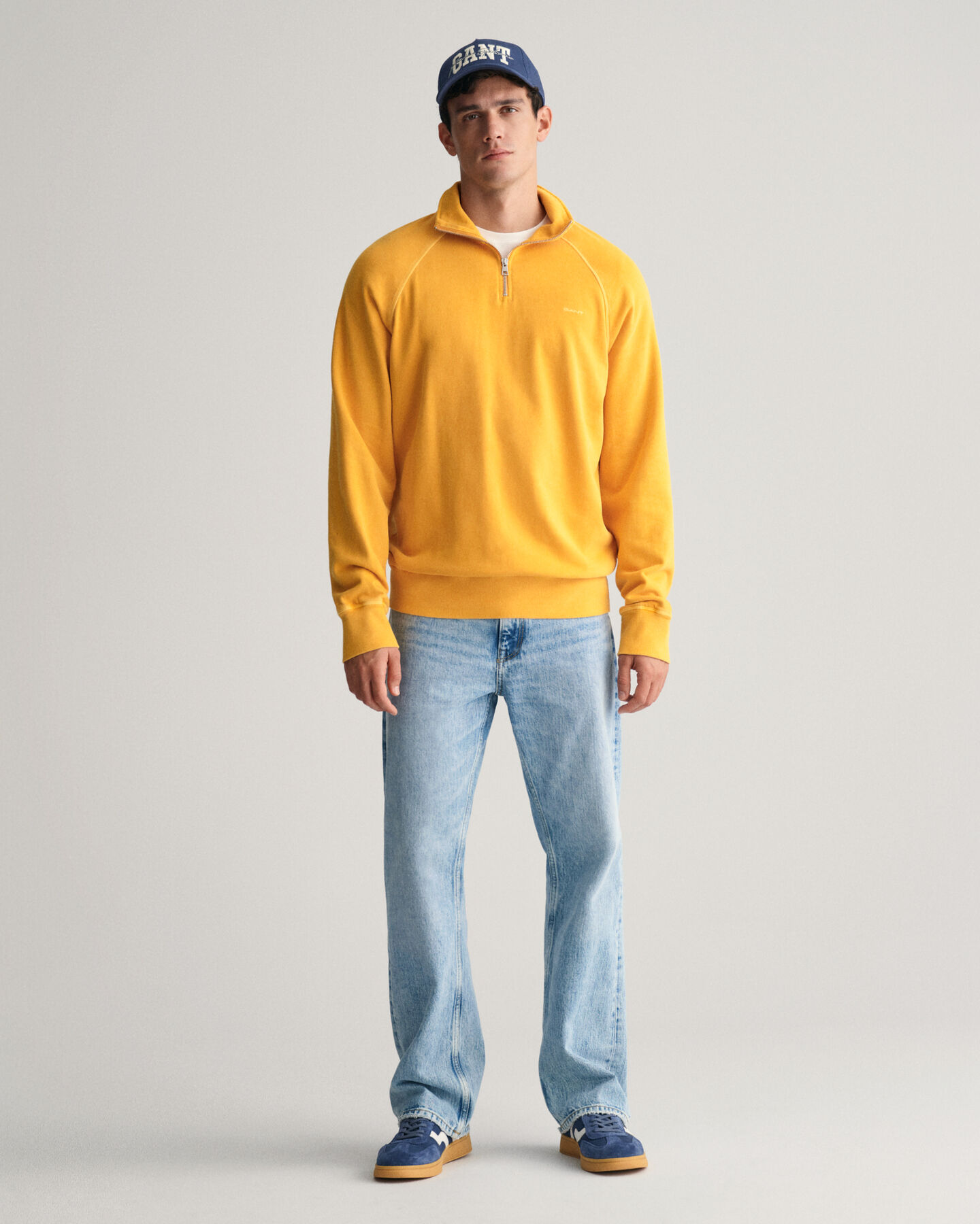 Sunfaded Half-Zip Sweatshirt
