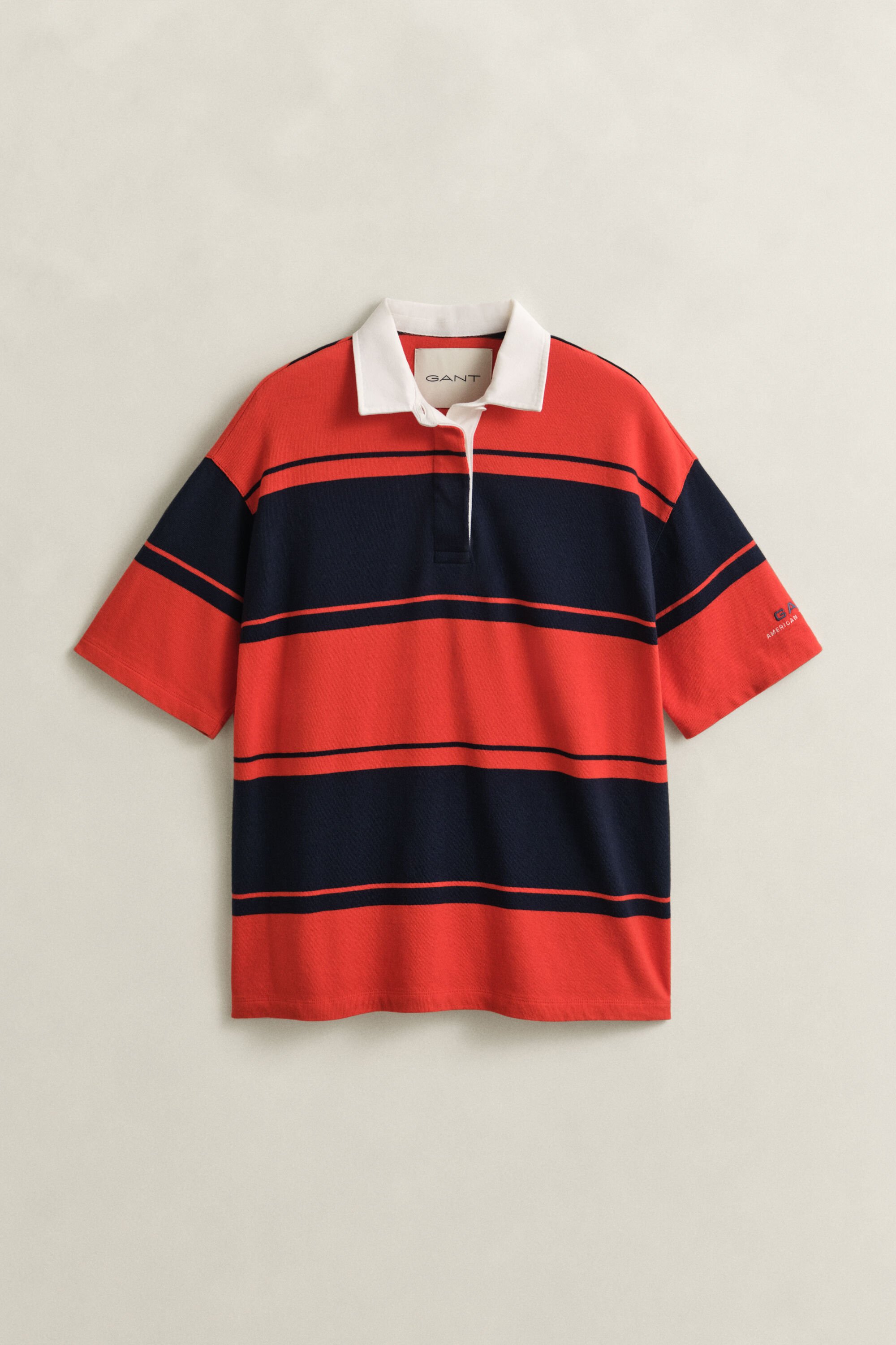 Barstriped Short Sleeve Heavy Rugger