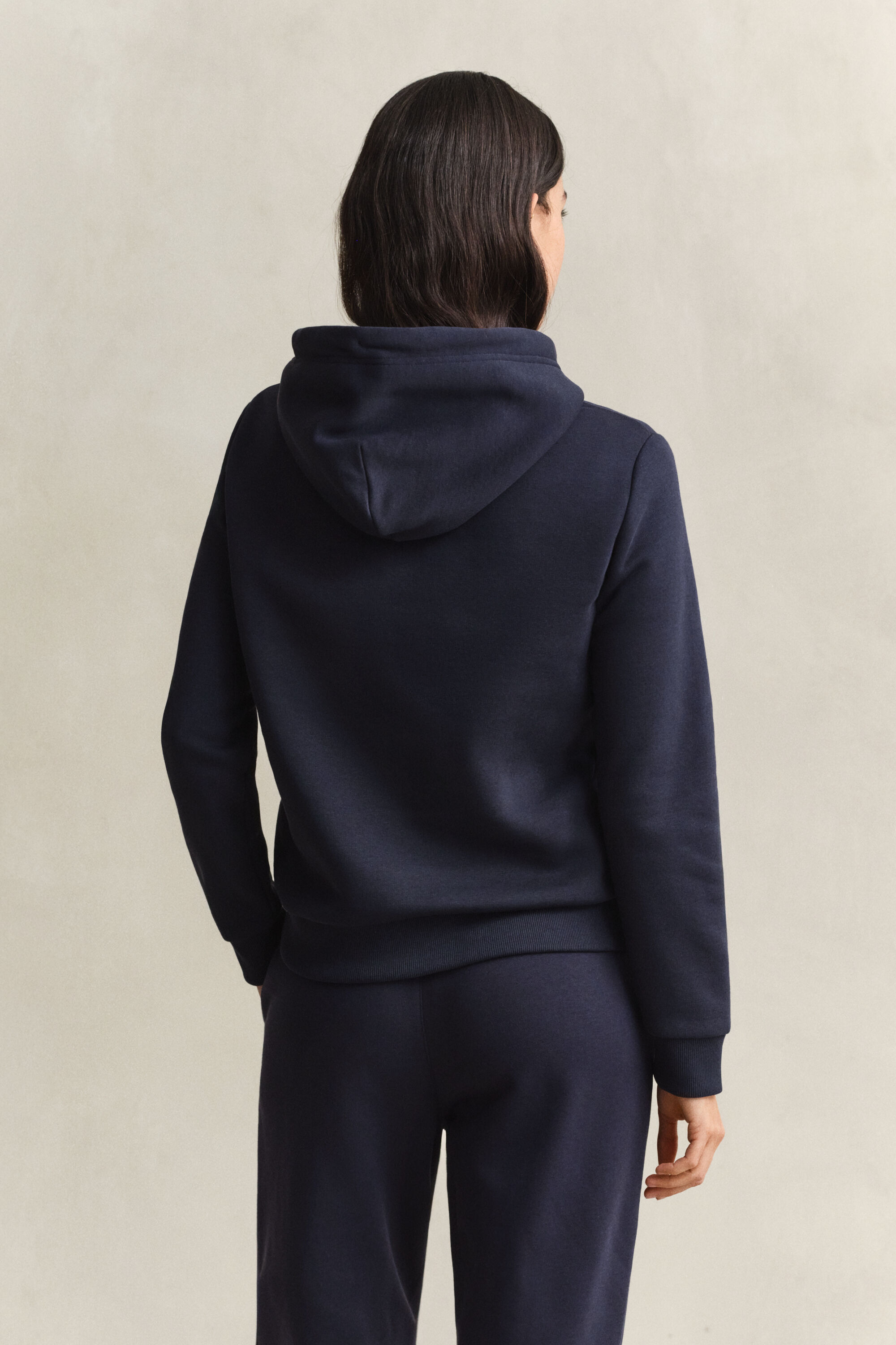 Tonal Shield Hoodie — EVENING BLUE