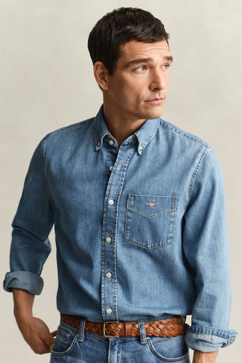 Regular Fit Denim Shirt