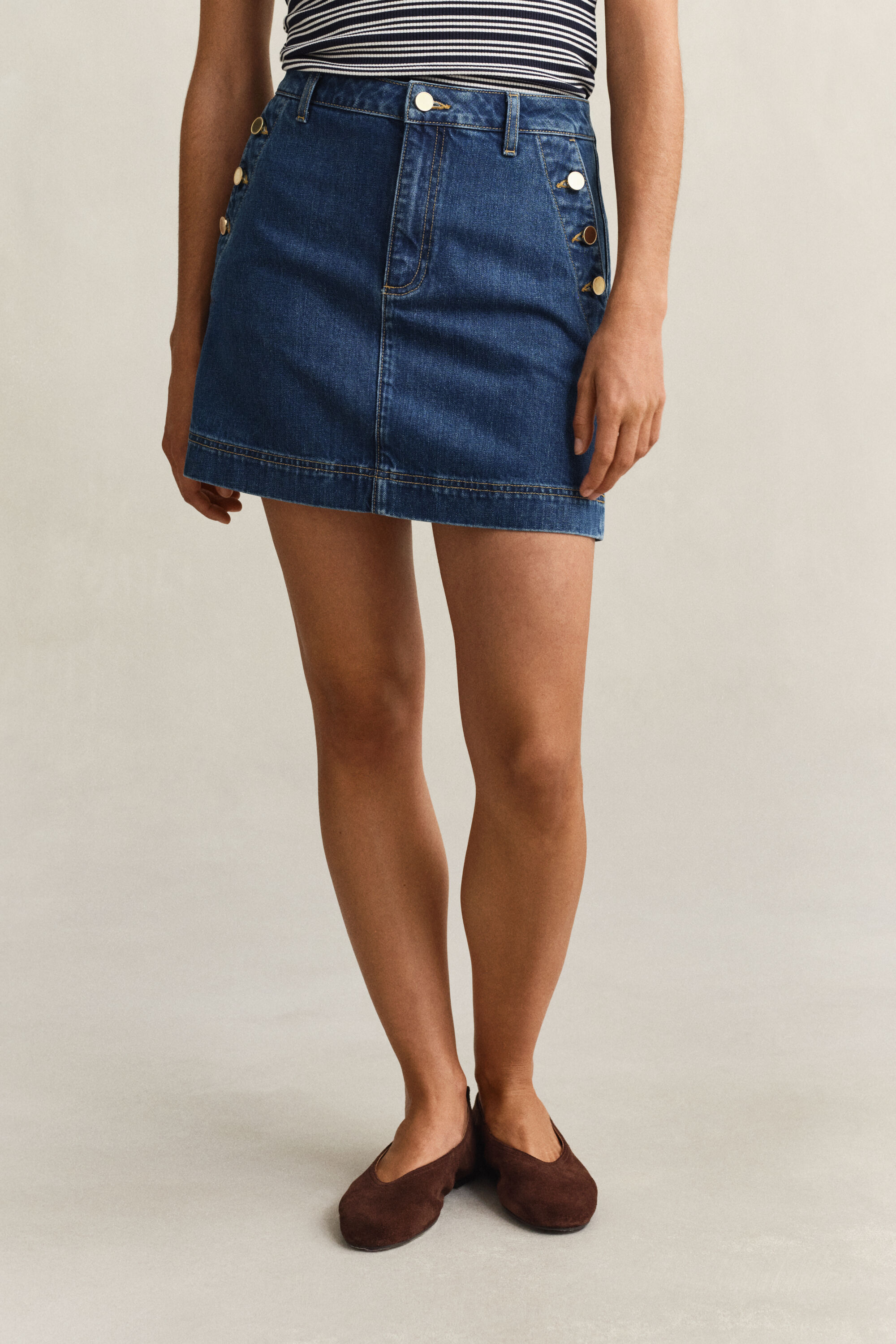 Denim Mini Skirt
