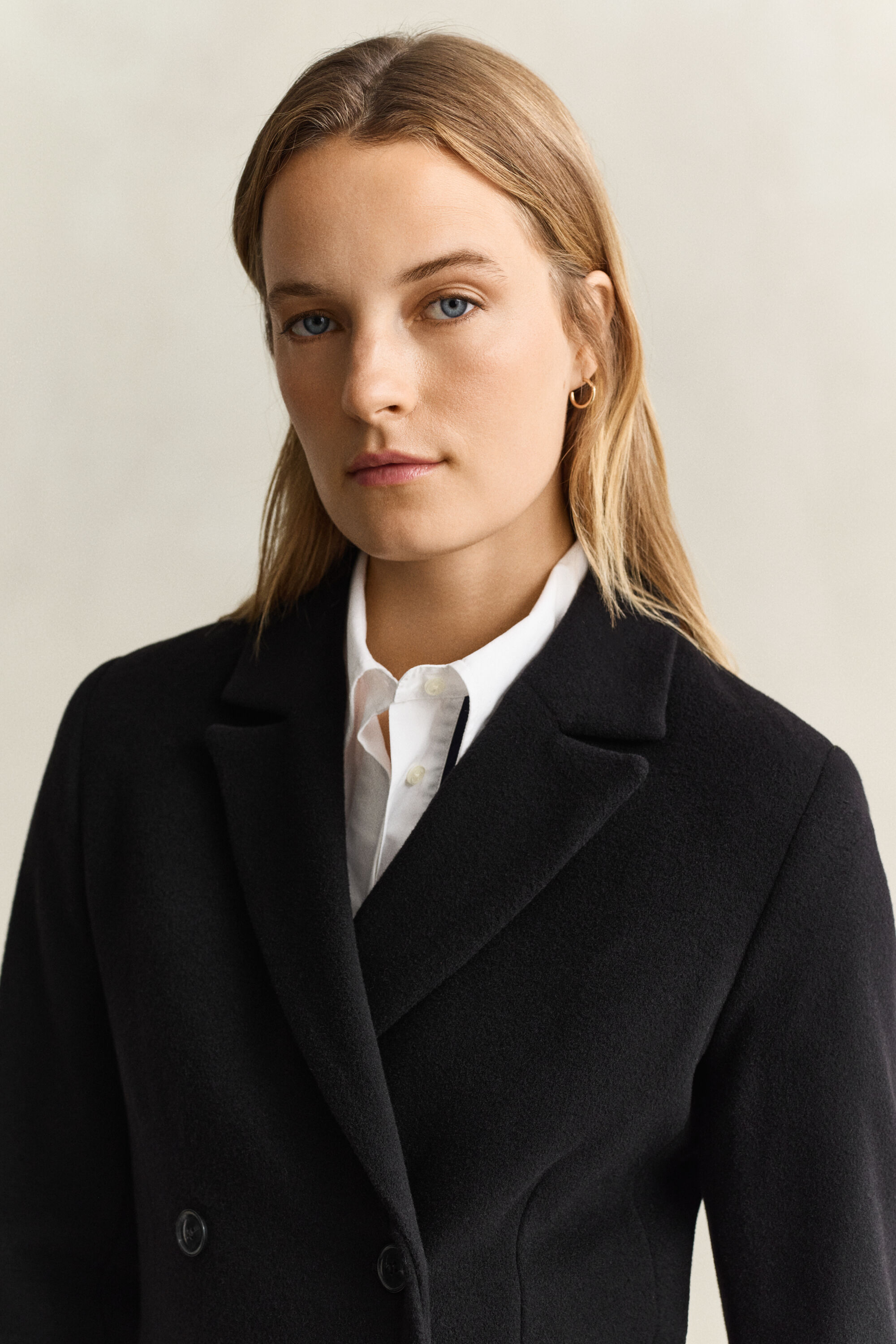 Wool Cashmere Blend Coat