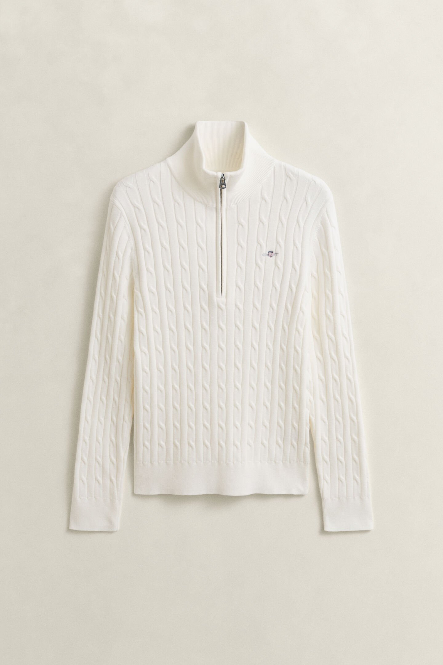 Cable Knit Half-Zip Sweater