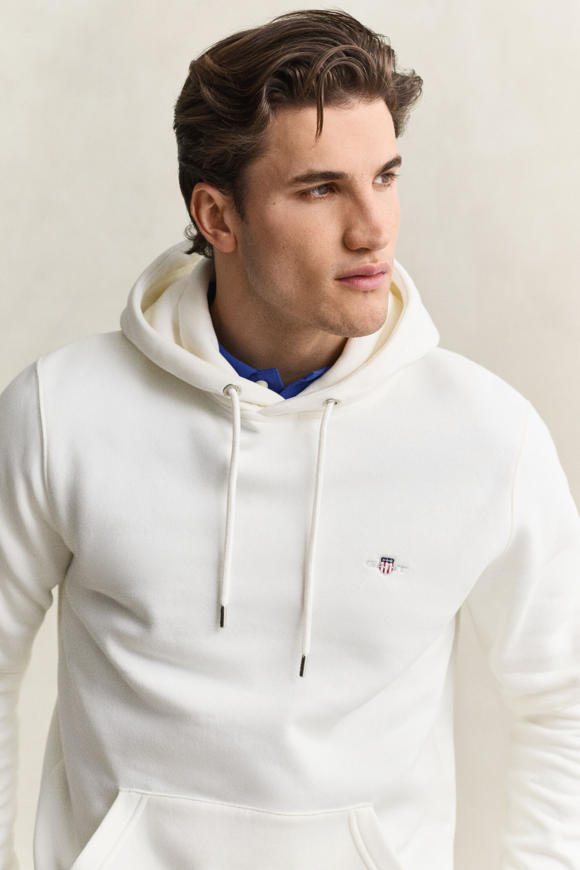 Shield Hoodie — EGGSHELL