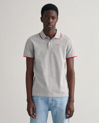 Contrast Tipped Piqu&eacute; Polo Shirt