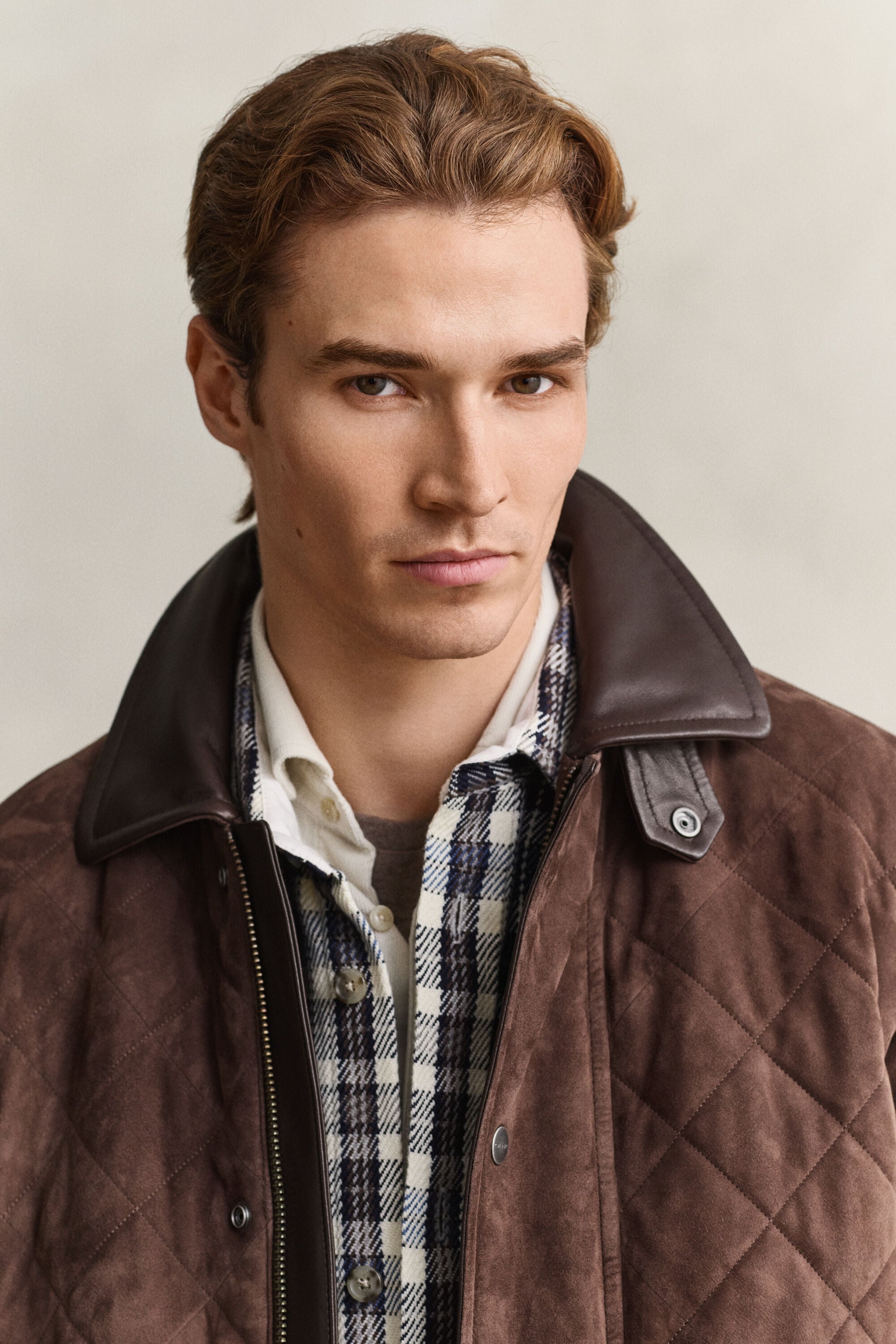 Quilted Suede Jacket