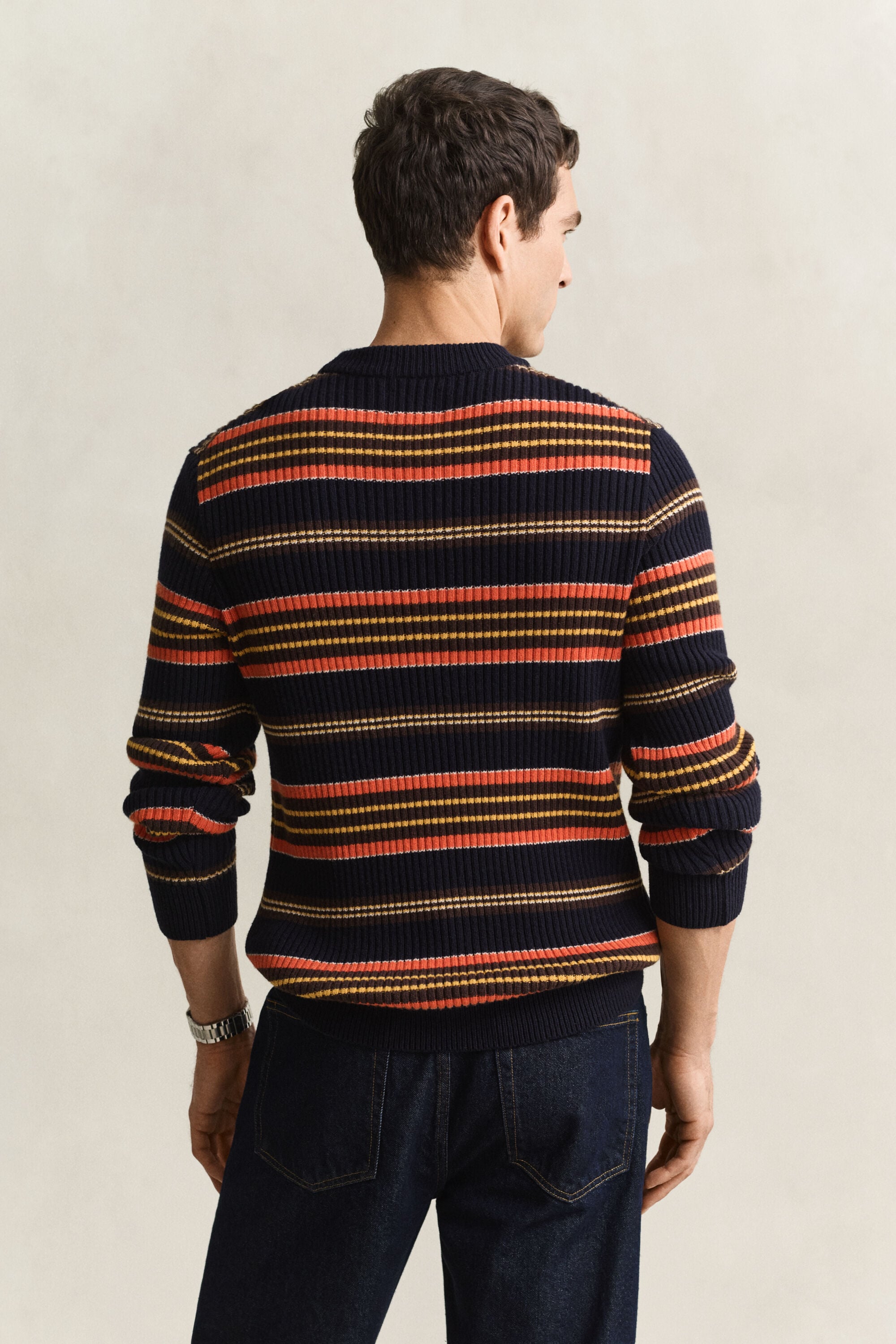 Striped Ribbed Sweater