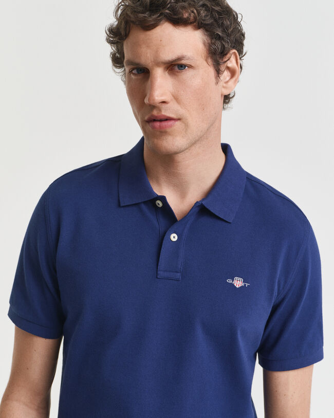 Regular Fit Shield Piqué Polo Shirt