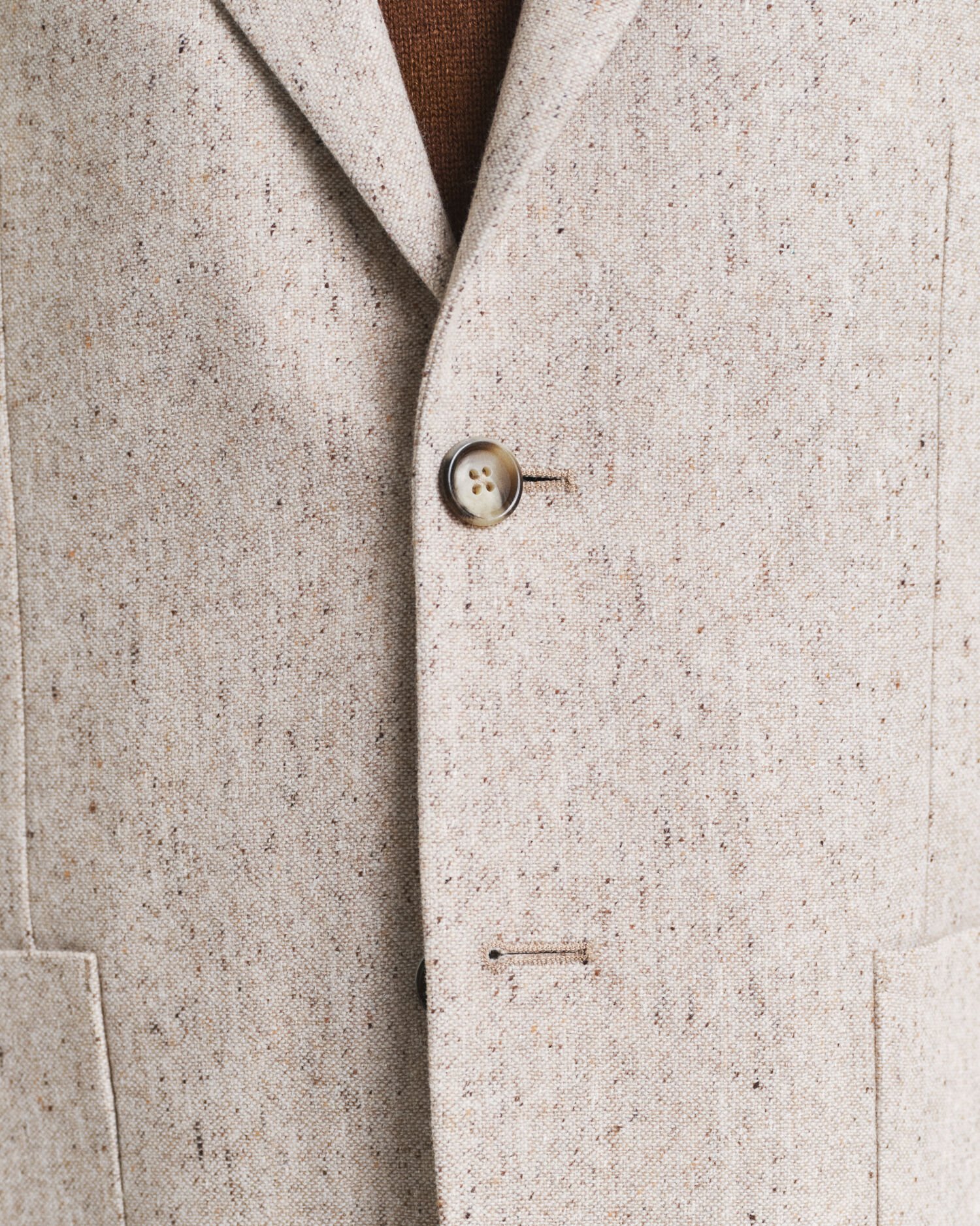 Slim Fit Donegal Suit Jacket