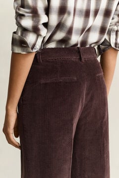 Tailored Corduroy Pants — DEEP BROWN 3