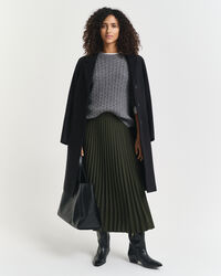 Pleated Midi Skirt