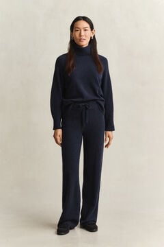 Wool Cashmere Blend Pants — EVENING BLUE 6