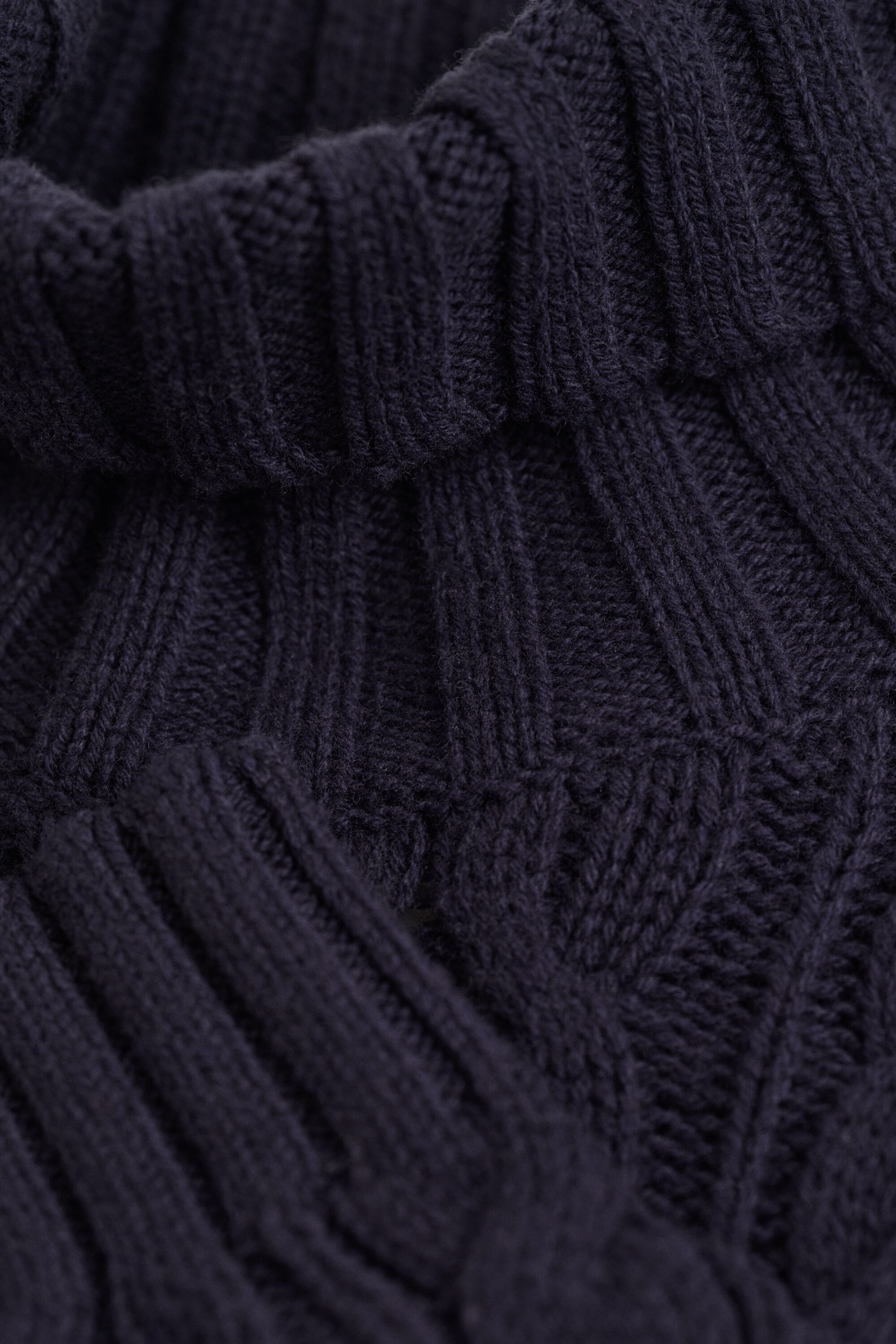 Wool Blend Turtleneck Sweater