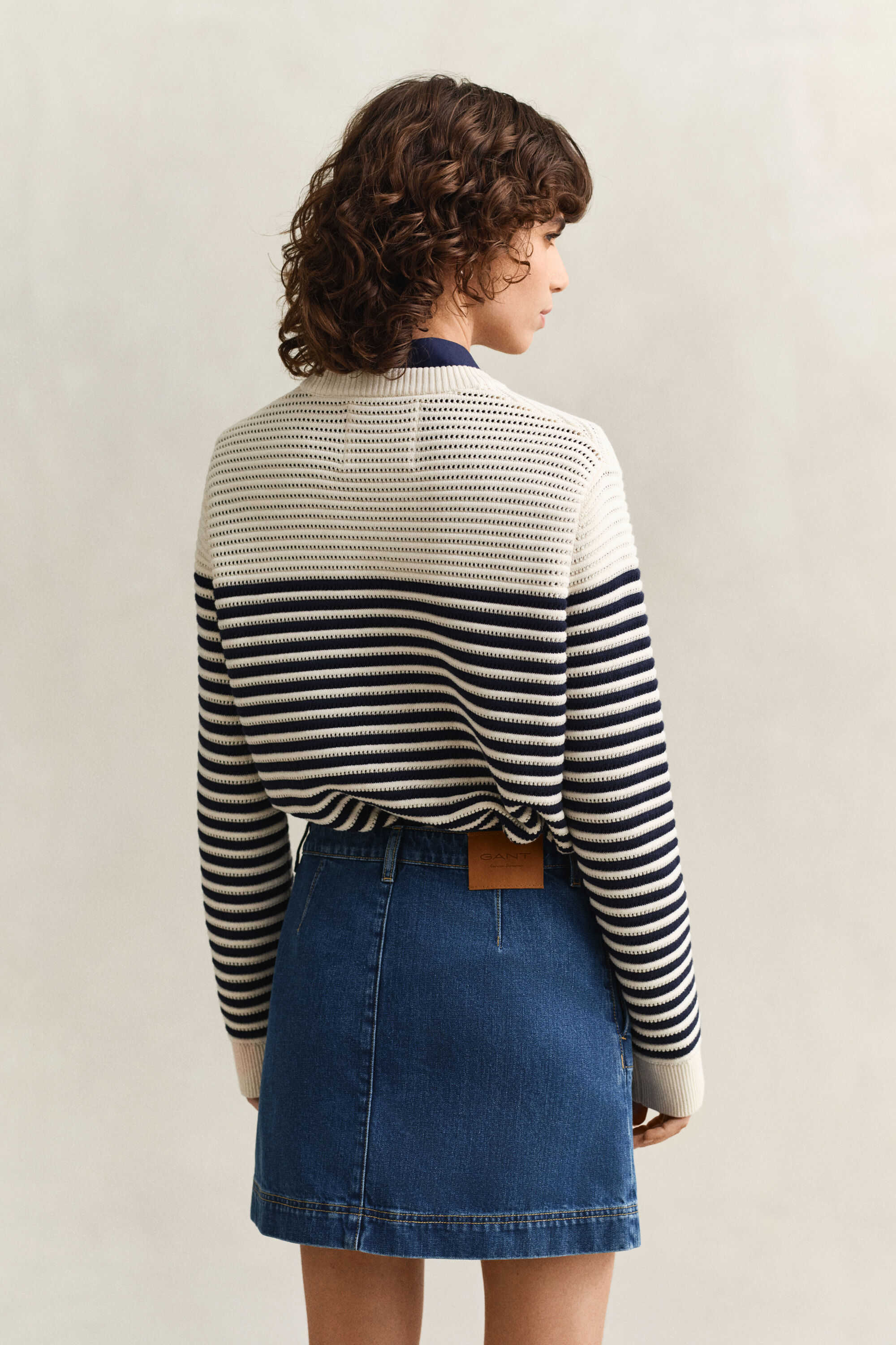 Striped Crew Neck Sweater