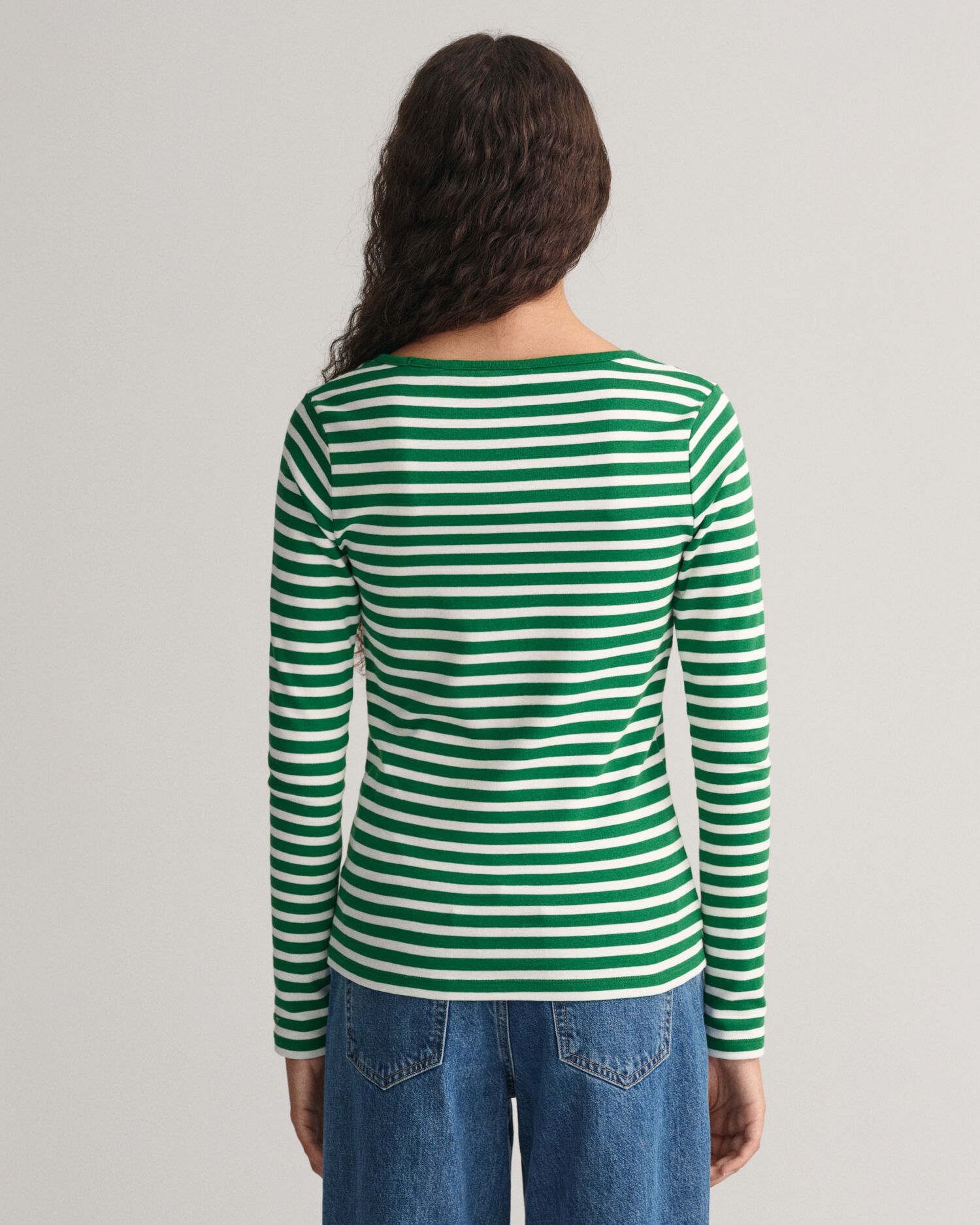 Striped Rib Long Sleeve T-Shirt Striped Rib Long Sleeve T-Shirt