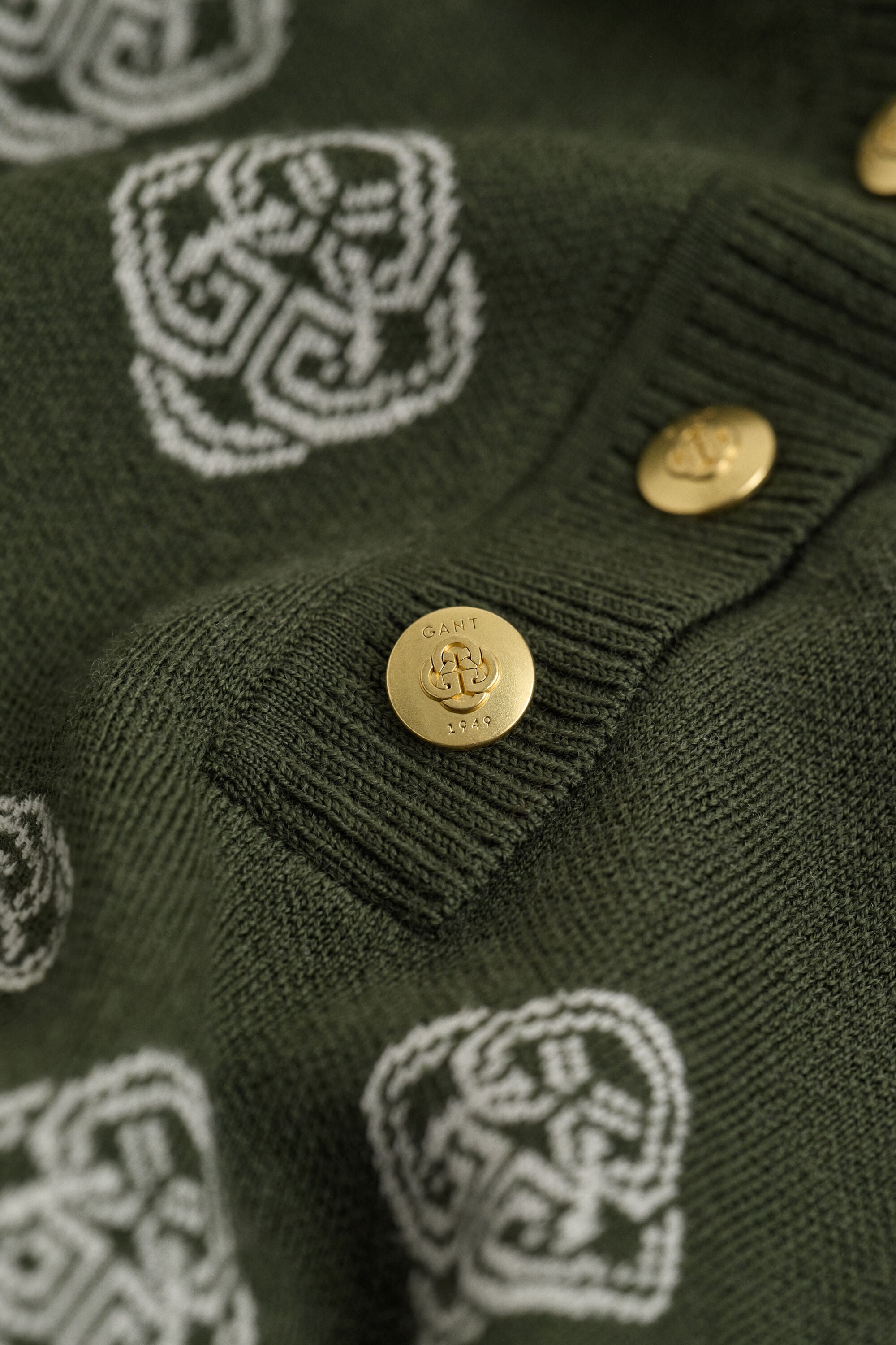 Knitted Monogram Polo Dress