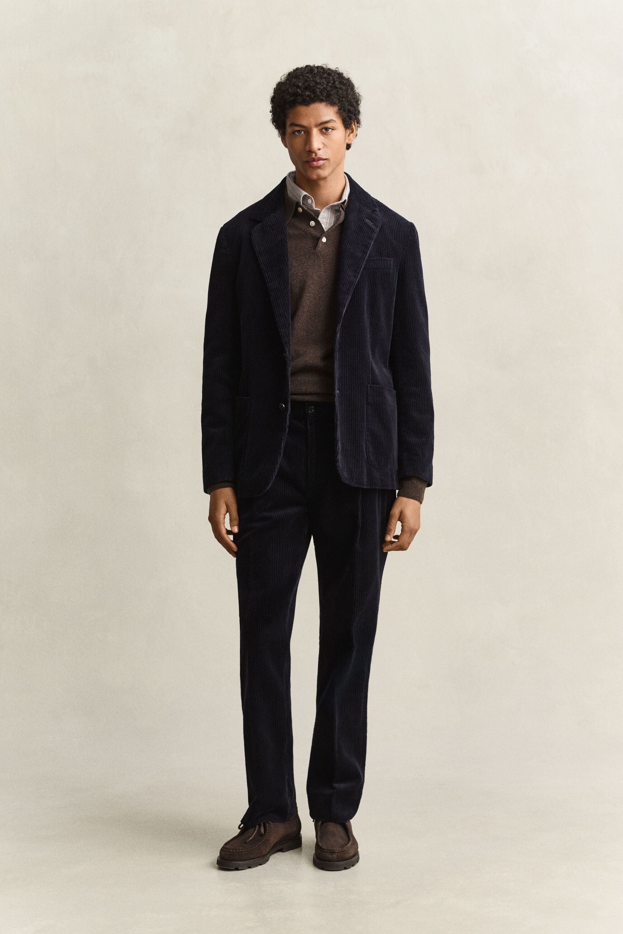 Superfine Lambswool Polo Sweater