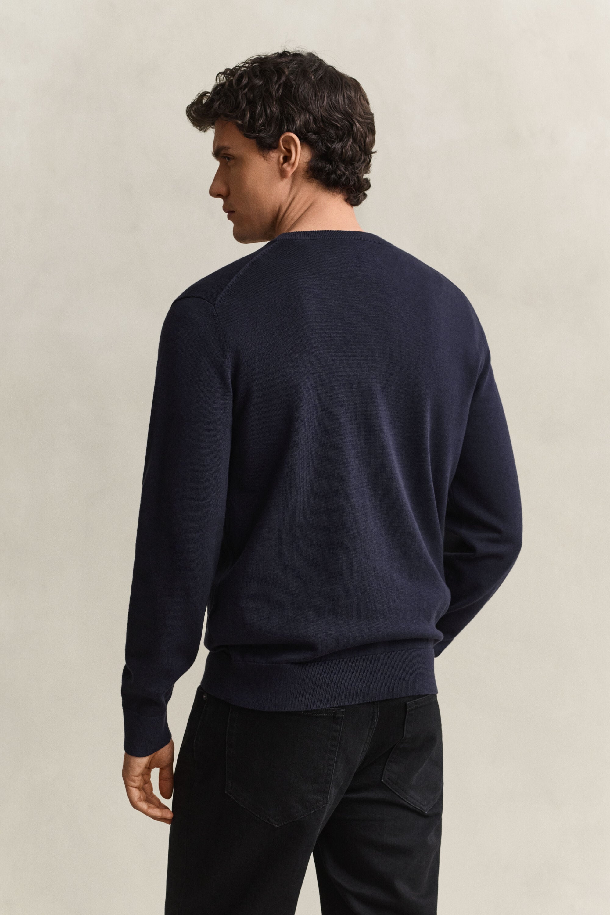 Classic Cotton Crew Neck Sweater