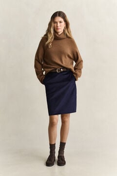 Corduroy Pencil Skirt — EVENING BLUE 5