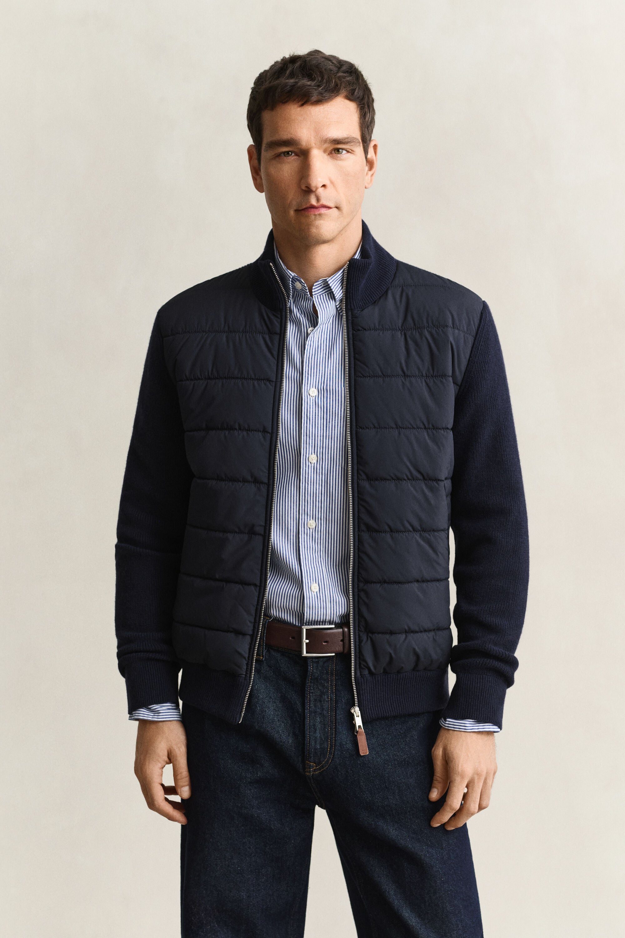 Hybrid Zip Cardigan