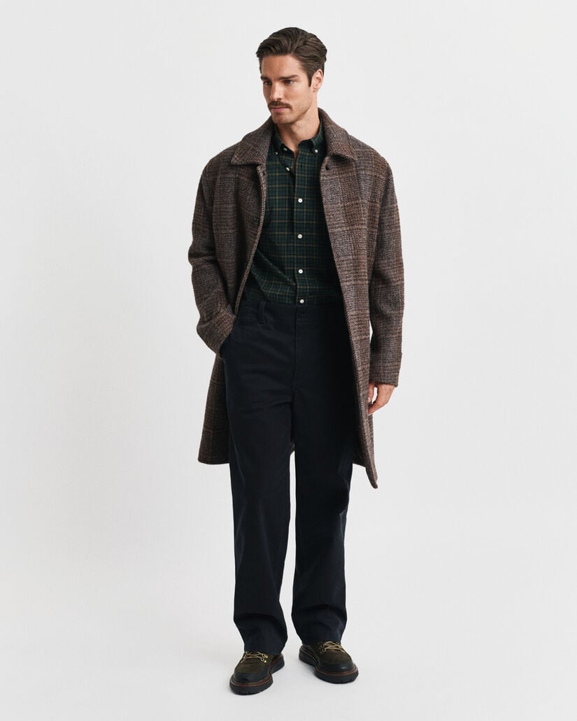 Regular Fit Classic Checked Poplin Shirt