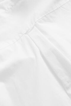 Poplin Bow Tie Shirt — WHITE 1