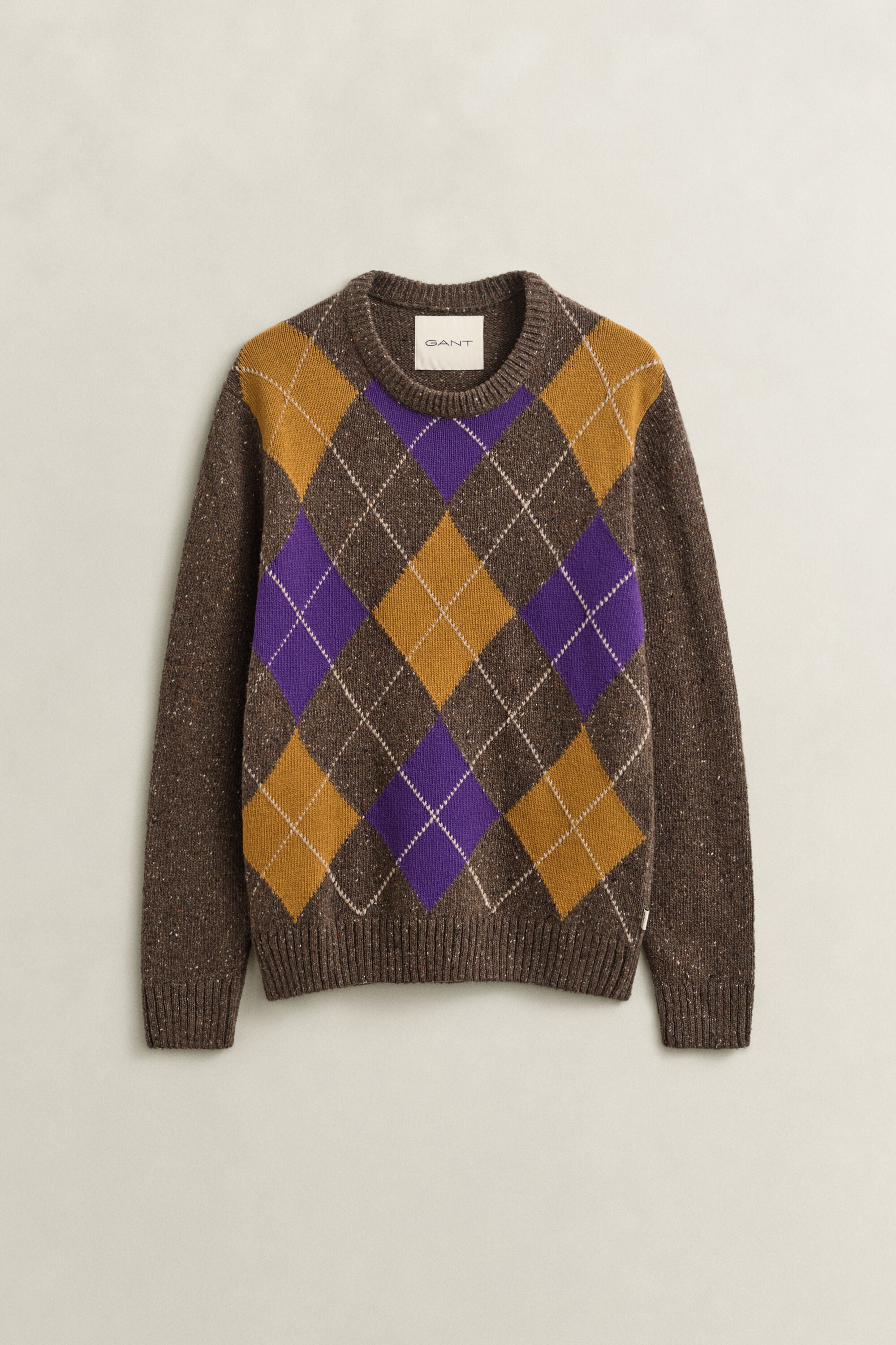 Argyle Nepps Crew Neck Sweater