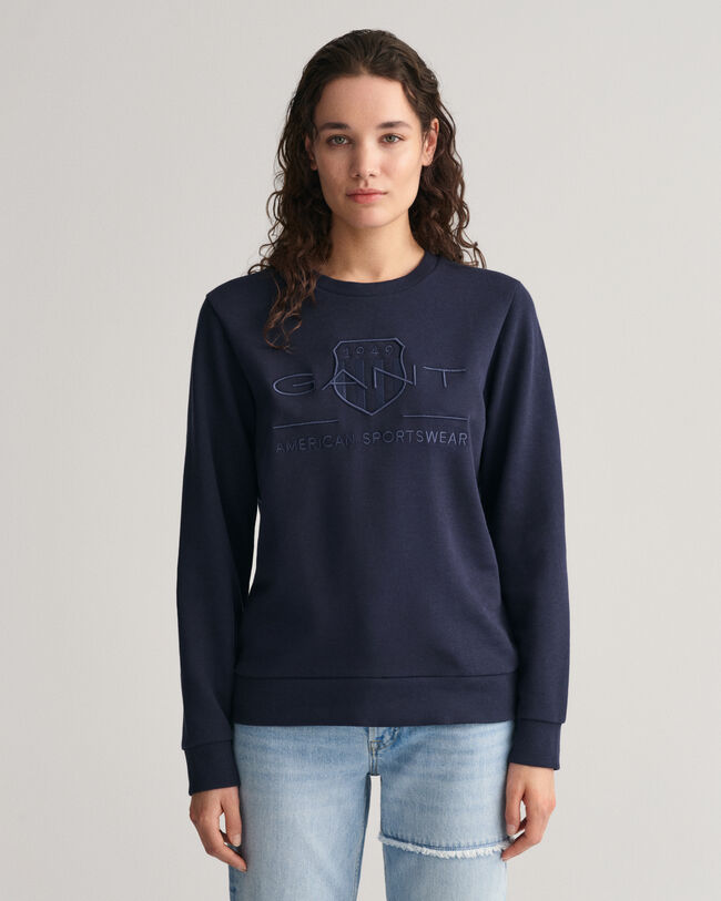 Tonal Archive Shield Sweatshirt - GANT