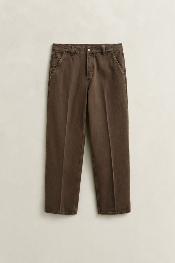 Overdyed Jeans — SHADOW BROWN