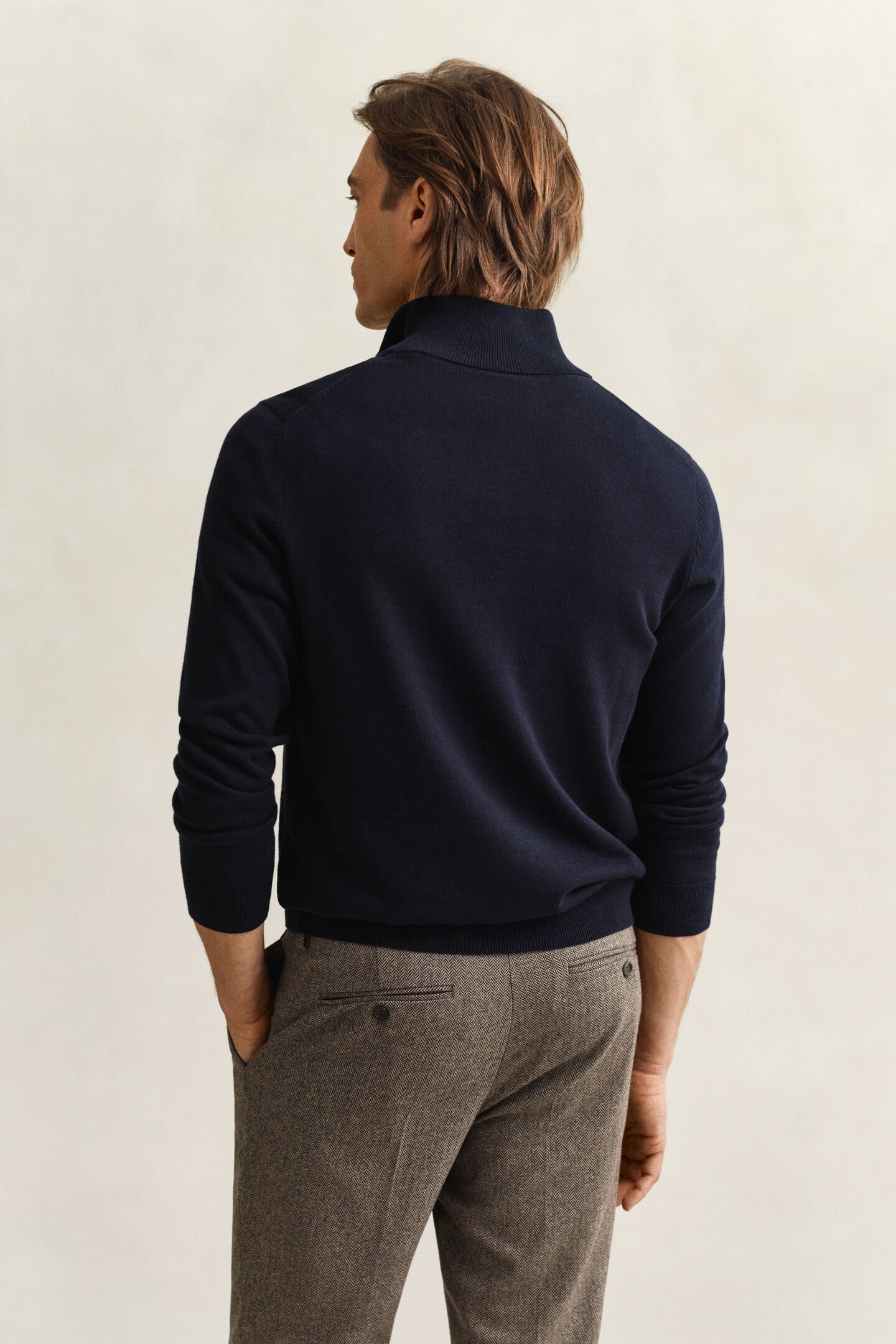 Classic Cotton Half-Zip Sweater