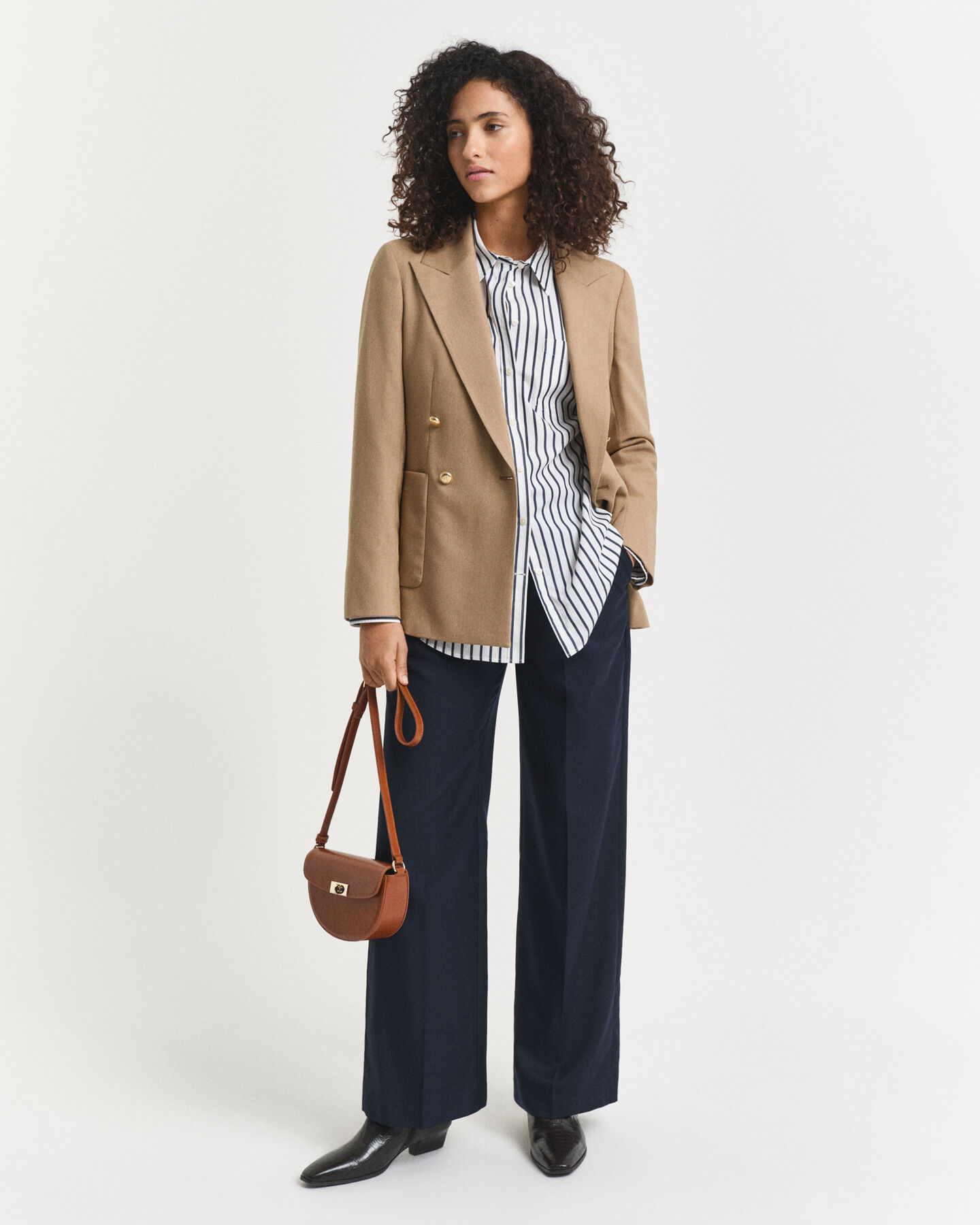 Relaxed Fit Classic Striped Poplin Shirt