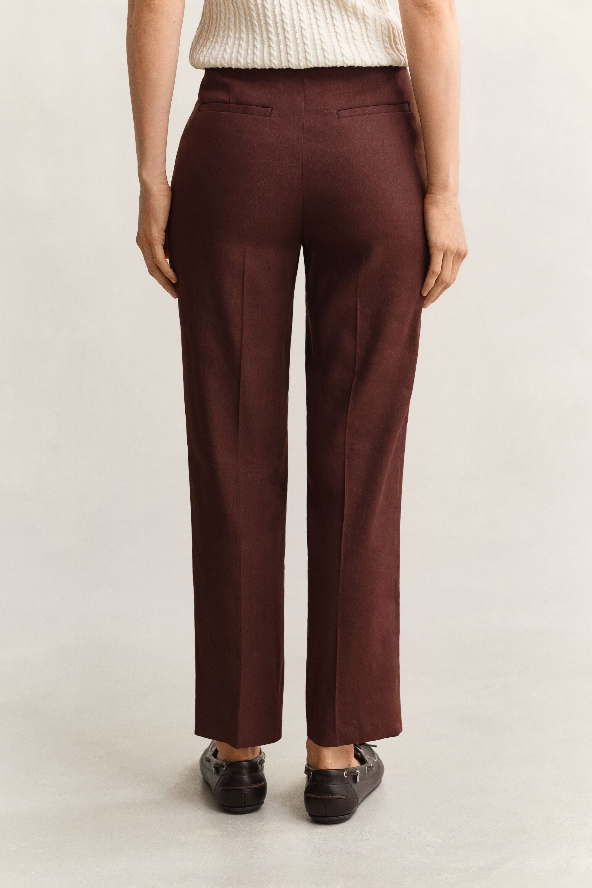 Tailored Linen Stretch Pants