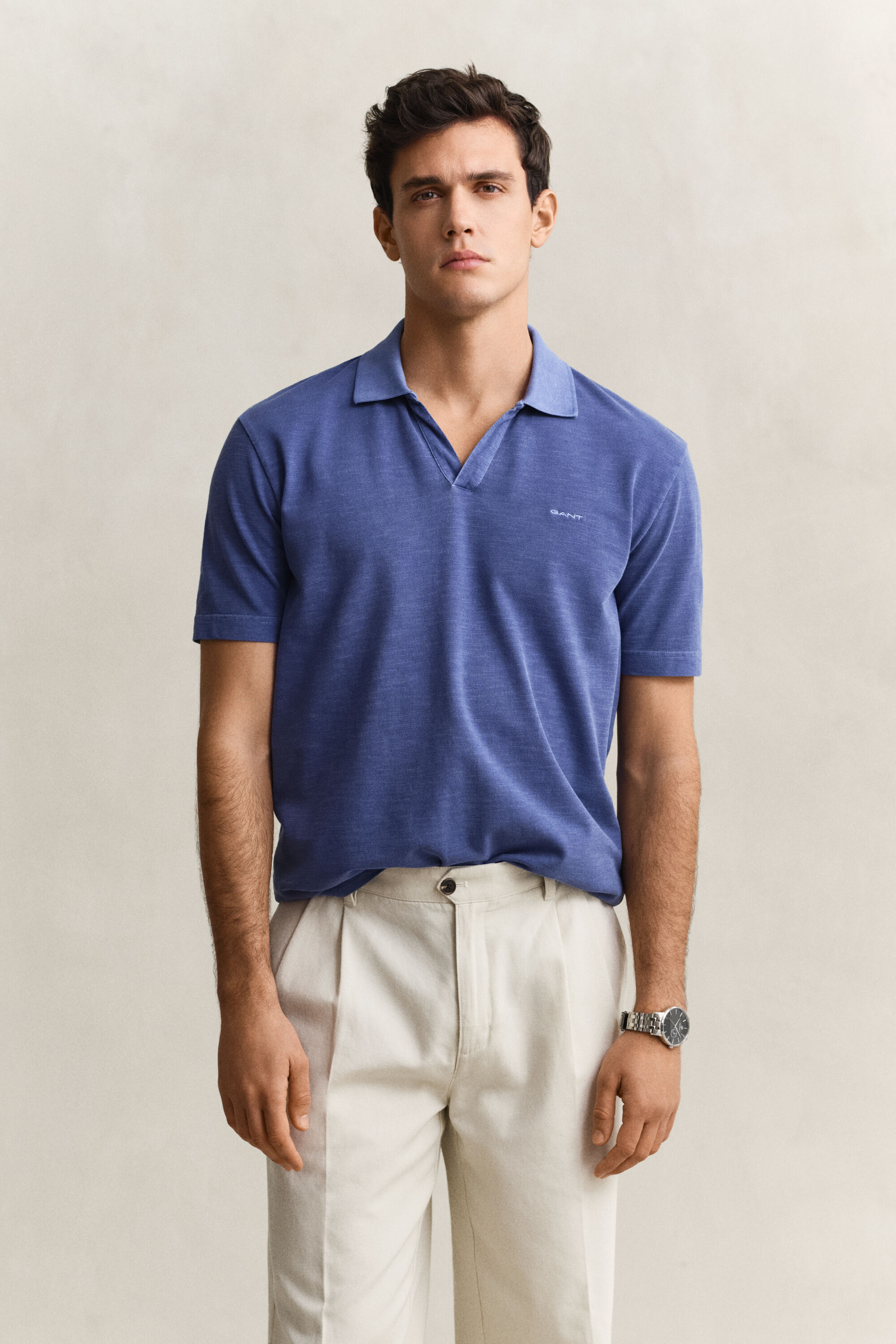 Washed Polo Shirt