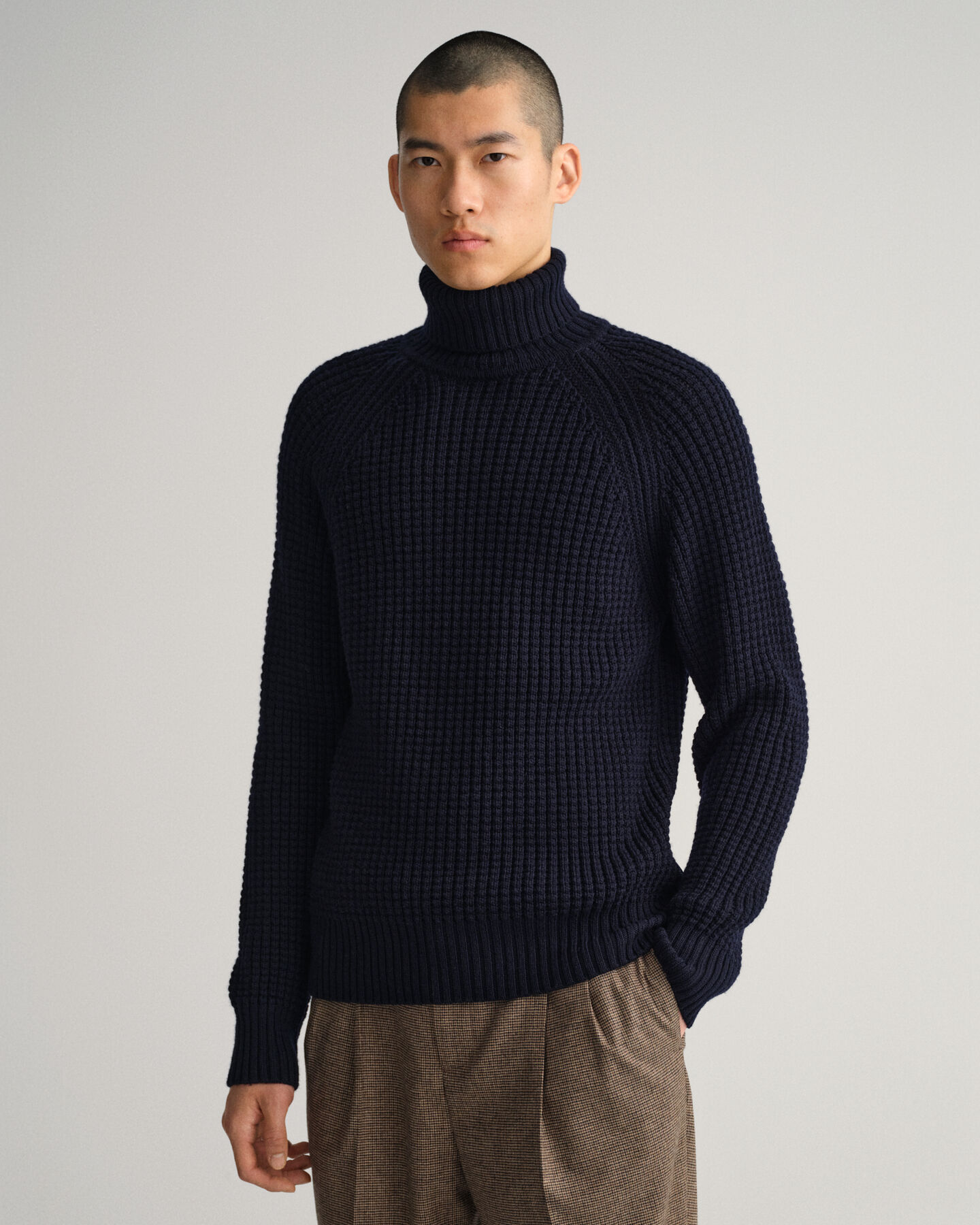 Textured Rollneck Sweater