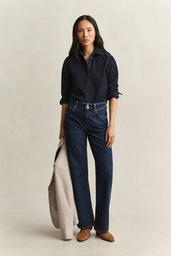 Regular Corduroy Shirt — EVENING BLUE 7