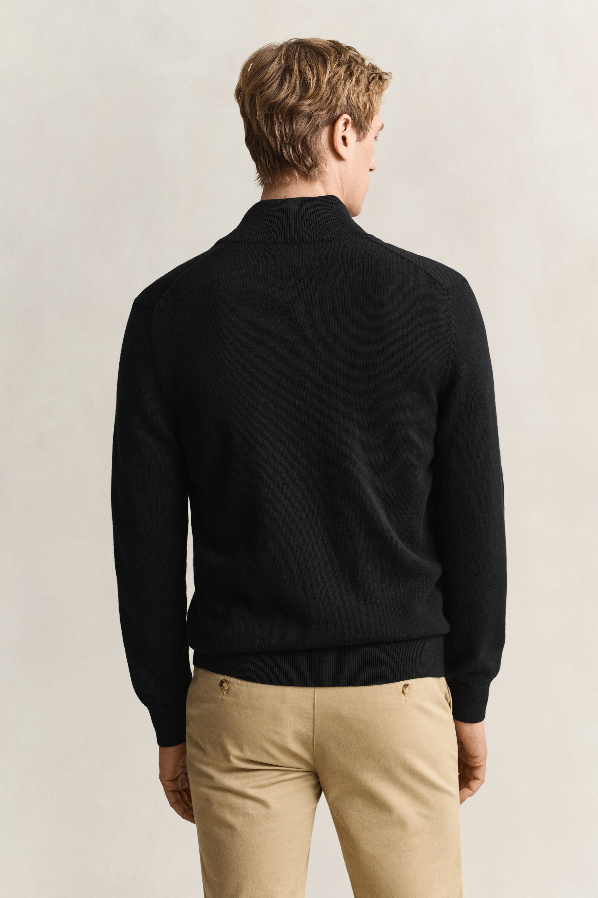 Casual Cotton Zip Cardigan